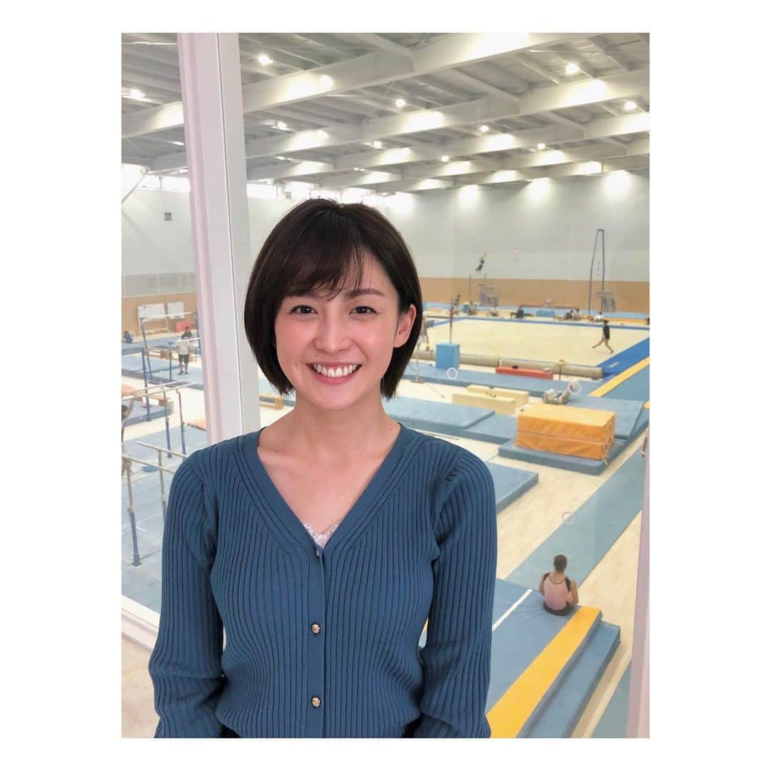 宮司愛海さんのインスタグラム写真 - (宮司愛海Instagram)「今日は体操・NHK杯へ🤸‍♀️ 先月末の全日本選手権と今大会の合計得点により、10月の世界選手権代表が決まる大切な大会です。 大会終えて代表の切符を掴んだのは、全日本を制した谷川翔選手と、その兄・航選手、そして萱和磨選手となりました！おめでとうございます✨ . そしてなんと....今夜のS-PARKには、兄弟で代表入りとなった谷川航選手・翔選手がスタジオ出演して下さいます🥺先日伺った、順天堂大学でのインタビューも放送されます！ 23:15〜S-PARKぜひご覧ください✨👌 . #体操 #NHK杯 #谷川翔 選手 #谷川航 選手 #萱和磨 選手 #セントラルスポーツ #順天堂大学 #さくらキャンパス #のどかでした #先日電車で１時間半揺られたのはこのため」5月19日 17時54分 - manami_miyaji