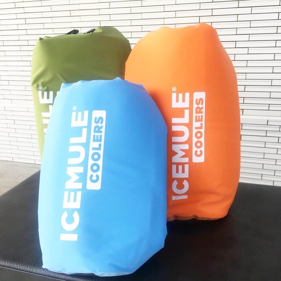 SUNDAY MOUNTAINさんのインスタグラム写真 - (SUNDAY MOUNTAINInstagram)「* 【アイスミュールよりクラシッククーラーが入荷です！】 * 肩にかける事ができるので、両手が空いてすごく便利で、ショルダーは取外しも可能です。 * エントランスはロールタイプ式になっているので、中身を固定すると同時に雨などの侵入も防ぎます。 * 内、外の生地とフォームの間に空気が入って断熱し冷気も暖気も伝わりにくい構造です。 * 濡れたまま収納しても乾きやすいメッシュ地のスタッフサックも付いています。 * ◾︎サイズ : ミニ、S、M ◾︎カラー : ブルー、ブレーズオレンジ、オリーブグリーン ◾︎素材 : ビニール、ナイロン ◾︎価格 : 9L（ミニ）¥6,500+tax、10L（S）¥7,200＋tax、15L （M）¥8,600+tax * ※写真はMサイズを着用。 これからの季節、かなり使えると思いますよ〜。 * * * SUNDAY MOUNTAIN ■ 本店 福井県坂井市春江町針原20-1-1 11:00～19:00(水曜定休) TEL 0776-63-6589 ■ BASE CAMP店 福井県坂井市春江町針原21-49-7 K.TENANT-B 11:00～19:00(火,水曜定休) TEL 0776-97-8848 ■オンラインショップ http://campanela.jp/webshop.html * * #sundaymountain #camp #hiking #trekking #サンデーマウンテン #アウトドア #アウトドアショップ #アウトドアファッション #キャンプ #キャンプギア #ハイキング #トレッキング #登山 #山道具 #ICEMULE #アイスミュール #クラシッククーラー #クーラーバッグ」5月19日 18時39分 - sundaymountain