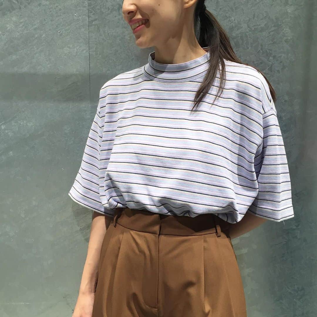 H BEAUTY&YOUTHさんのインスタグラム写真 - (H BEAUTY&YOUTHInstagram)「＜H BEAUTY&YOUTH＞ border high neck short sleeve knit ¥15,000-(+tax)  #H_beautyandyouth @h_beautyandyouth  #BEAUTYANDYOUTH #Unitedarrows」5月19日 18時31分 - h_beautyandyouth