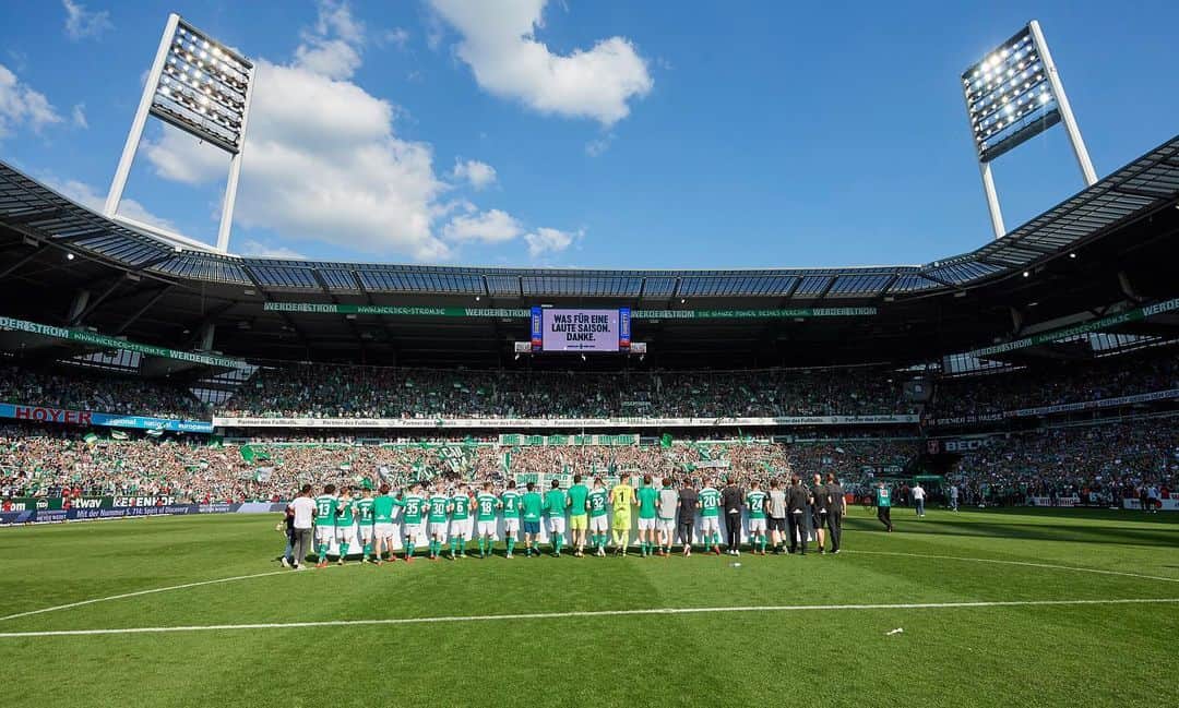 テオドール・ゲブレ・セラシェのインスタグラム：「18/19...What a season...thank you for your unbeliavable support thru it all 👏🏾 #werderbremen #justthebeginng ✊🏾」