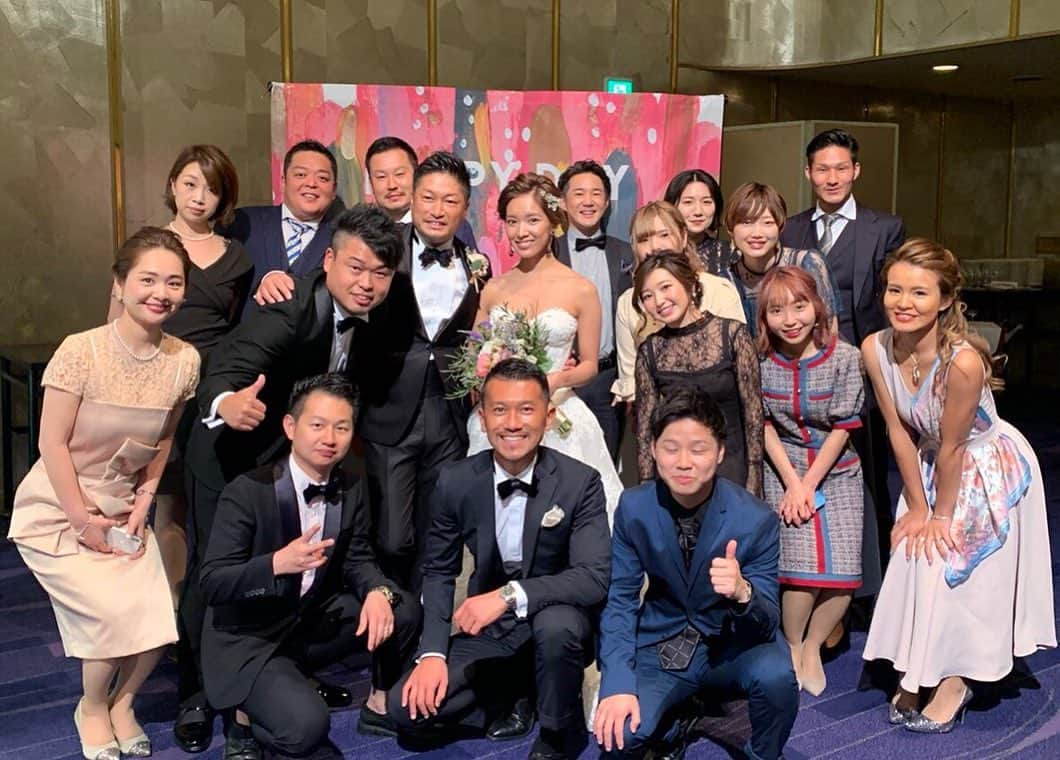 ryoma0808さんのインスタグラム写真 - (ryoma0808Instagram)「🤵福島社長 なつさん👰﻿﻿ ✨Happy Wedding✨﻿﻿ ﻿﻿ お二人の想いがたくさん詰まった素敵な結婚式で、﻿﻿ 終始笑顔の絶えない最高の時間でした。﻿﻿ 改めて御結婚おめでとうございます☺️✨﻿ ﻿ そして今日も結婚式😎﻿ ﻿ 僕の結婚はいつになるのでしょうか😆笑」5月19日 13時07分 - ryoma0808