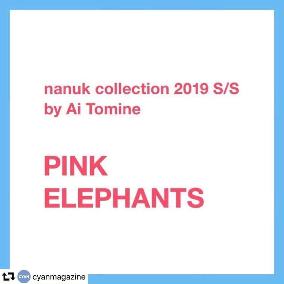 nanukさんのインスタグラム写真 - (nanukInstagram)「. 渋谷・二子玉川に店舗を構えるヘアサロンnanukがspring/summerコレクションを発表。﻿ 今回は、ふとした瞬間に見たくなるような、何度も見たくなるような、そんな想いで写真集として形に残るようなものにしました。﻿ ﻿ 写真集の発売を記念して、5/22〜6/2まで、nanuk shibuya 4Fのレセプションスペースで「PHOTO EXHIBITION by Takuroh Toyama」を開催します。﻿ ﻿ ﻿ nanuk collection 2019s/s﻿ 「 PINK ELEPHANTS 」﻿ PHOTO EXHIBITION by Takuroh Toyama﻿ ﻿ 2019.05.22(水)〜06.02(日)﻿ ﻿ nanuk﻿ 東京都渋谷区渋谷1-11-3 第1小山ビル4F﻿ ﻿ 水-金 12:00-20:00 / 土-日 11:00-19:00﻿ 定休日 月火﻿ ﻿ ---﻿ ﻿ nanuk collection 2019s/s﻿ ﻿ 「 PINK ELEPHANTS 」﻿ nanuk collection 2019s/s by  Ai Tomine﻿ -﻿ Model  Nairu Yamamoto ﻿ Photo  Takuroh Toyama ﻿ Art Direction  Zion Yoshino ﻿ Book Design  Sou Numata ﻿ - #PR」5月19日 14時35分 - nanukhair