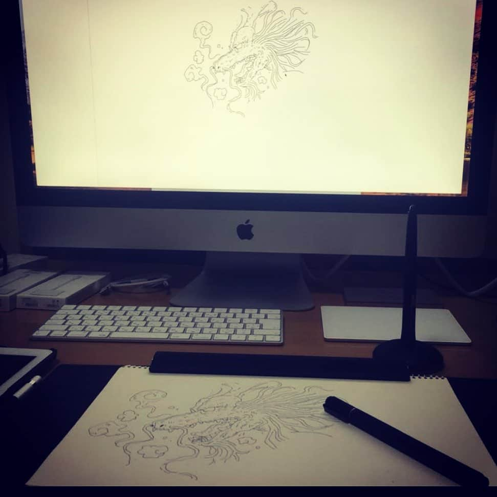 浅香圭（コラゾン）さんのインスタグラム写真 - (浅香圭（コラゾン）Instagram)「wacom intuos pro paper edition 紙に書いたら そのまま読み込んでくれるよ☆  #graffiti#らくがき#art#グッズ #イラスト#お弁当#漫画#アート #ipadpro#演劇#キャラクター #イケメン#芸能#wacom #パン#舞台#渋谷#カメラ #japan#iMac #おかず#apple #イベント#cooking #絵本#撮影#training #ヘアスタイル #artwork#映画」5月19日 15時02分 - keiasaka