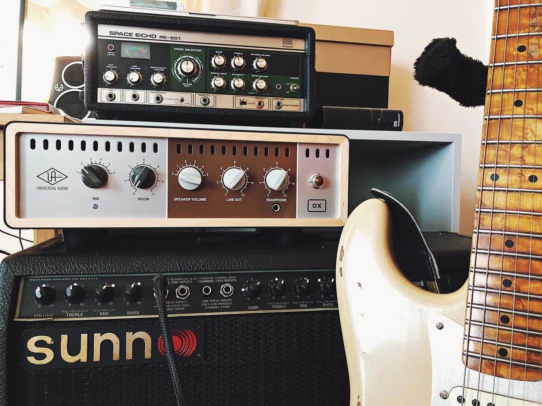 yuxuki wagaのインスタグラム：「Universal Audio OX導入しました〜 #mynewgear」