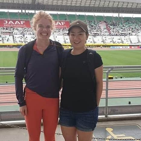 アンジェラ・ペティさんのインスタグラム写真 - (アンジェラ・ペティInstagram)「Happy to have come 3rd at the IAAF World Challenge here in Osaka today in a stacked field! (0.01 off 2nd) .  Who would have thought it could be so windy in a big stadium? 🤔🏟️🍃 haha but I'm grateful to have felt so much better than races in the NZ season! .  Congratulations to my speedy friend from Benin @noelieyarigo on the win! Next race> Nanjing, China 🇨🇳 on the 21st .  #thankyouJesus #800m」5月19日 16時58分 - angie_run800m