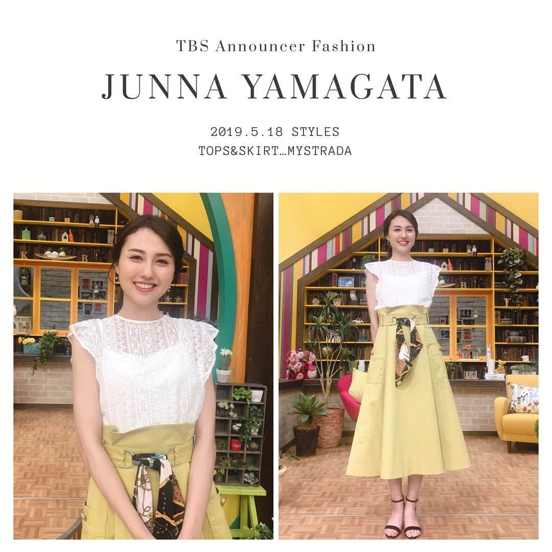 TBSアナウンサー公式さんのインスタグラム写真 - (TBSアナウンサー公式Instagram)「👗 JUNNA YAMAGATA Outfit Of This Week✨  ONE PIECE…Mystrada  #tbsannouncersfashion #fashion #山形純菜 #vol4 #Spring #outfitofthisweek #ootw #ootd #王様のブランチ #あさチャン #20190518 #OA @tbs_asachan」5月19日 17時26分 - tbs_annogram