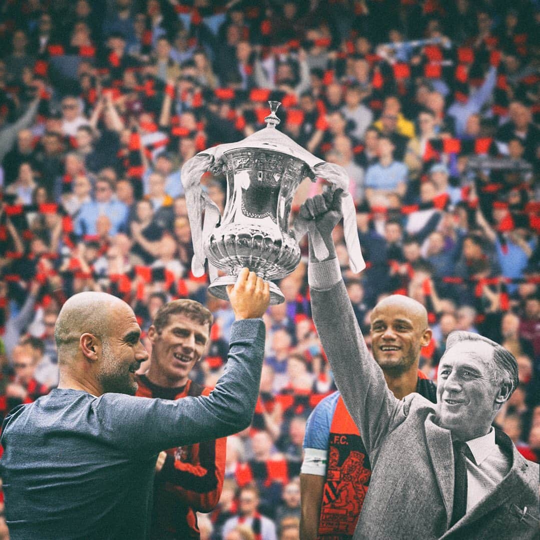 マンチェスター・シティFCさんのインスタグラム写真 - (マンチェスター・シティFCInstagram)「The spirit of ‘69 🔴⚫️🏆 #facup #mancity」5月20日 4時32分 - mancity
