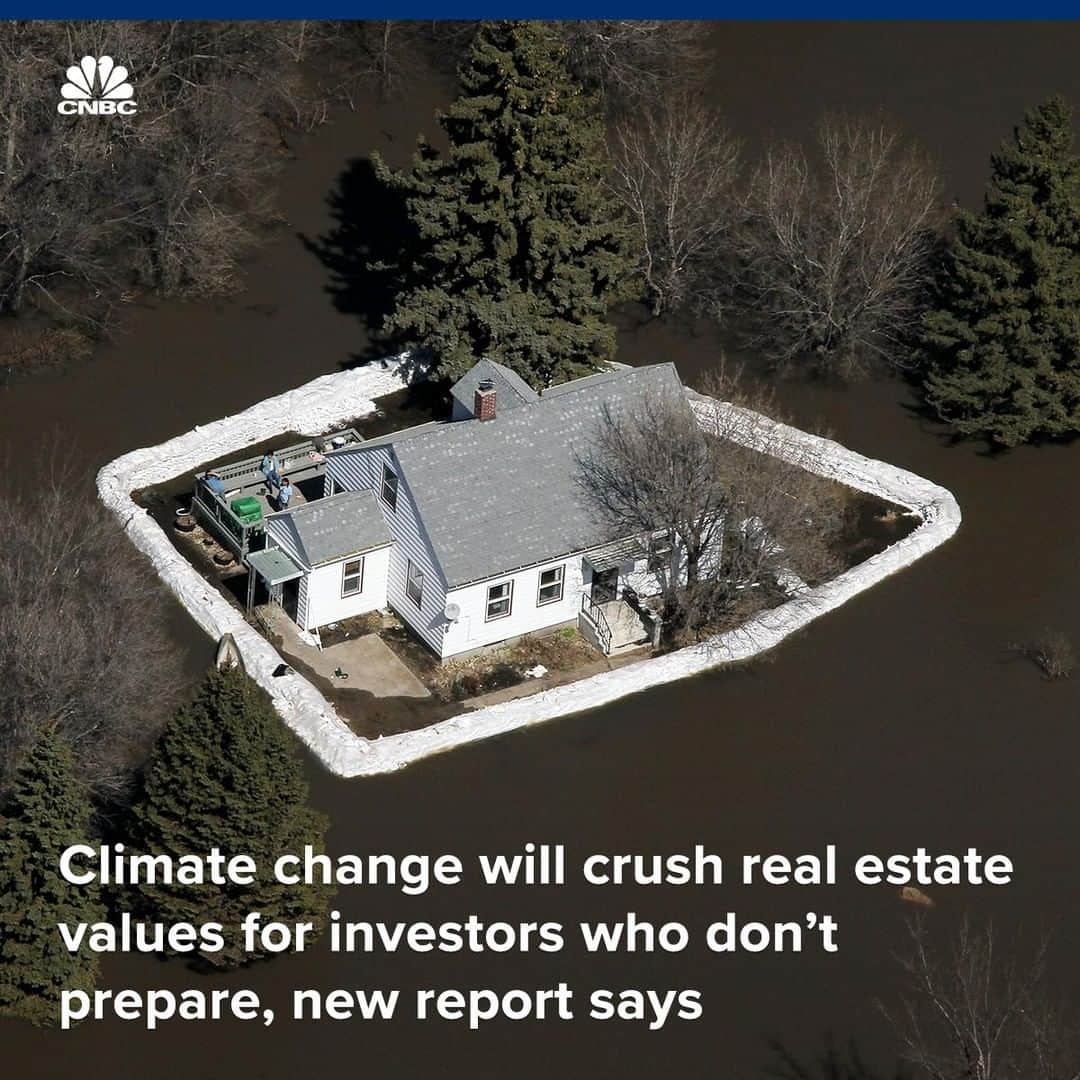 CNBCさんのインスタグラム写真 - (CNBCInstagram)「Damage to U.S. real estate from extreme storms hit a record high in 2017. Natural disasters, including floods, mudslides and wildfires, cost more than $300 billion in damage, the bulk of it to residential and commercial real estate.⁣ ⁣ The staggering numbers have forced this reality to the surface: real estate investors must measure the rising risk of investing in the age of climate change.⁣ ⁣ To do this, big real estate firms are pouring significant resources into calculating climate risk and its likely effect on property portfolios — everything from increasingly extreme weather to a rise in sea levels.⁣ ⁣ “This process will be painful for investors who are caught off guard, but those who are prepared have the potential to outperform,” a new report from the Urban Land Institute said.⁣ ⁣ You can read more on how to strategize your portfolio in the face of climate change, at the link in bio.⁣ ⁣ *⁣ *⁣ *⁣ *⁣ *⁣ *⁣ *⁣ *⁣ ⁣ #ClimateChange #RealEstate #Report #Storms #NaturalDisasters #WildFire #Investing #Investors #ExtremeWeather #Weather #Climate #Sea #Sealevels #Research #CNBC」5月20日 3時00分 - cnbc