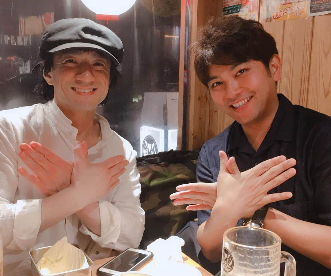 沙羅さんのインスタグラム写真 - (沙羅Instagram)「ここ半年で一番よく会ってる2人。﻿ ﻿ #串カツあらた﻿ #赤坂店 #美味しかった😍💗﻿ #ジャッキーちゃん﻿ #マネージャーさん﻿ #伊波(イハ)さん﻿ #熱い2人﻿ #まじめな2人﻿ #本音で言い合える2人﻿ #チーム伊波﻿  #ホリプロコム の #ものまね芸人 は #みんな同じチームなのです #感謝感激雨綾瀬☂️💖﻿ #いやシャツのボタンあいとるー‼️😭﻿ #はずー﻿ #ださー」5月20日 3時28分 - sarapika128