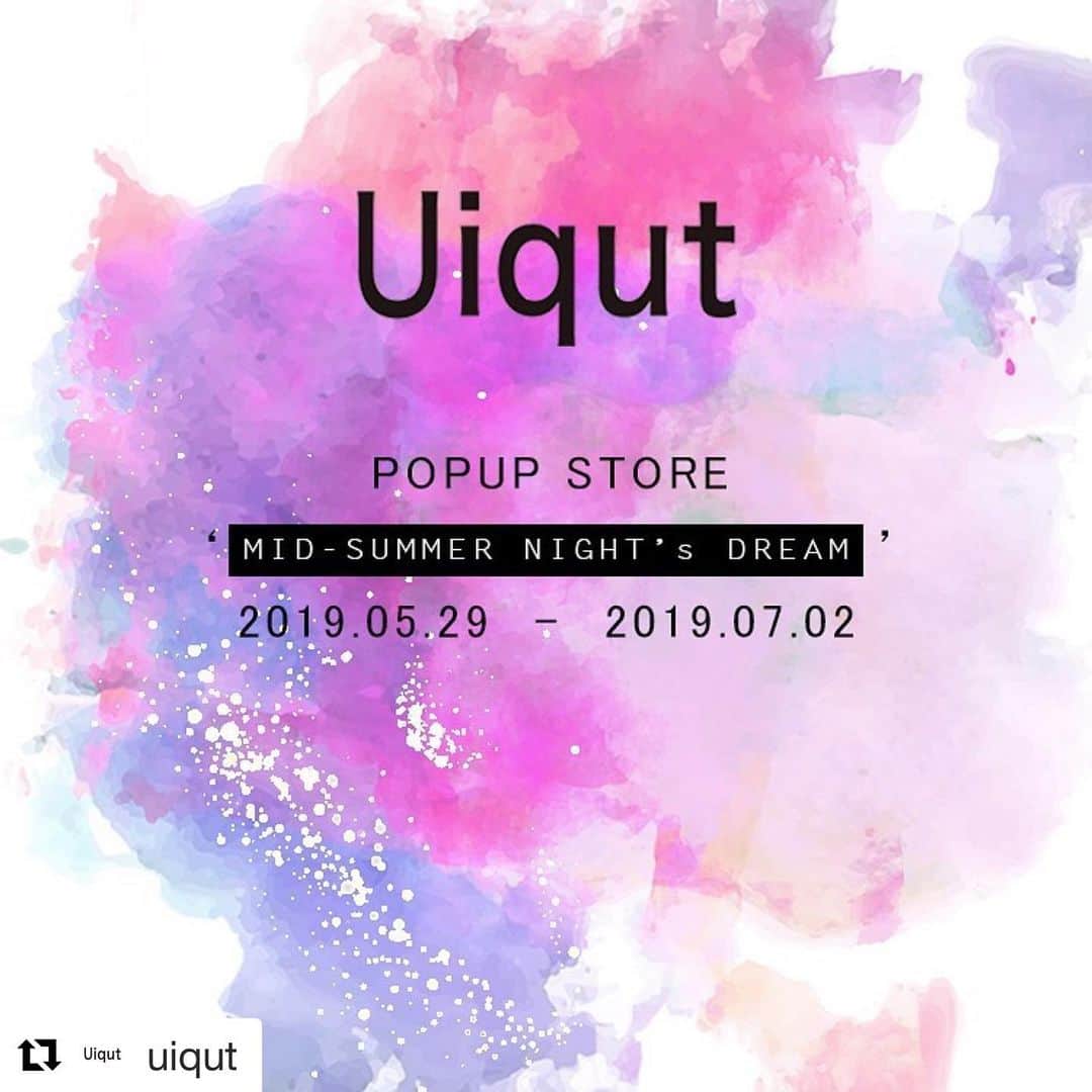 のインスタグラム：「Uiqut pop up store🐚✨ MID-SUMMER NIGHT's DREAM @ hankyu umeda 3F 5/29（wed）-7/2（tue） ・ ・ @uiqut ポップアップストアのお知らせです📢 Uiqutの新作とリクエストの多かったsold outのアイテムも準備して参ります。 リアル店舗で好評のセレクトアイテムも多数ご用意しております。  わたしの来店日は6/12-6/16になります💗 皆さまにお会いできますのを楽しみにしております☻  #Uiqut #midsummernightsdream #jewelry #accessory #popupstore」