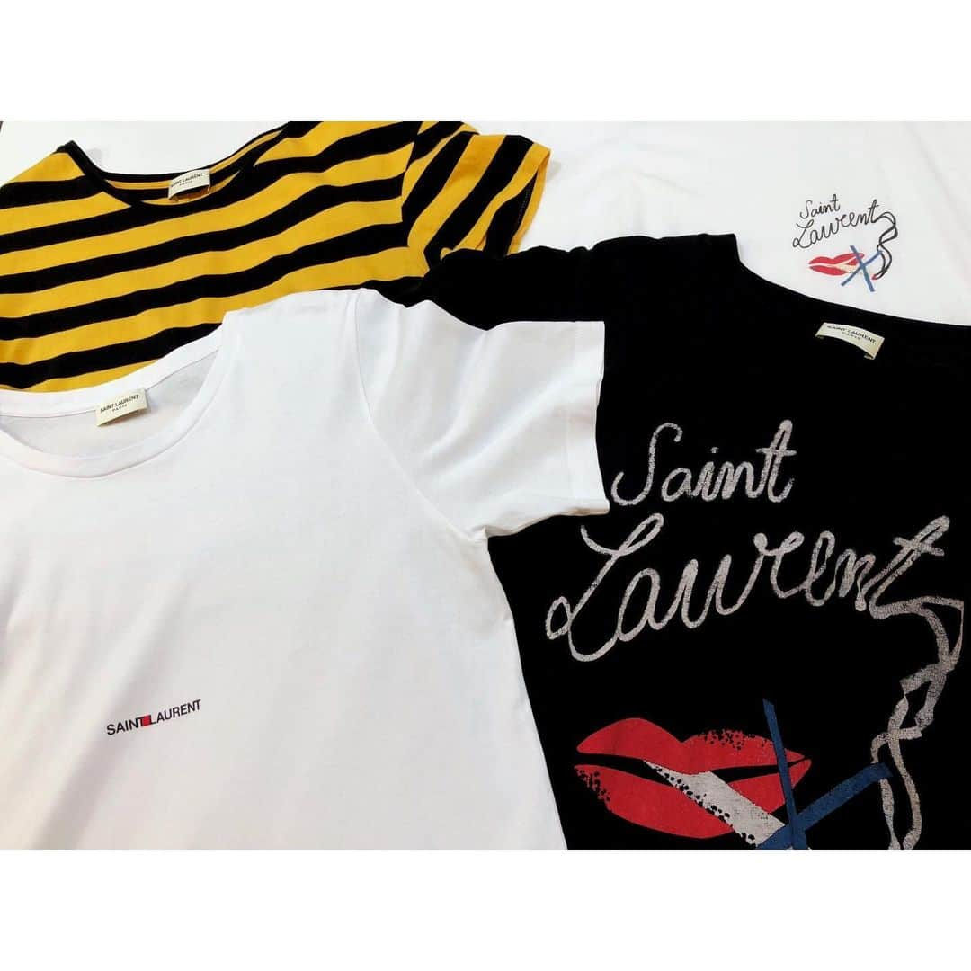 RINKAN渋谷店さんのインスタグラム写真 - (RINKAN渋谷店Instagram)「【2F New Arrival】 《SAINT LAURENT》 "T-shirt Collection" ㅤㅤㅤㅤㅤㅤㅤㅤㅤㅤㅤㅤㅤ シグネチャーロゴTシャツなど人気のTシャツ多数入荷しております。 この他にも夏物多数ご用意しておりますので是非店頭にてご覧ください。 ㅤㅤㅤㅤㅤㅤㅤㅤㅤㅤㅤㅤㅤ #rinkan #shibuya #saintlaurent #saintlaurentparis #dior #diorhomme  #louisvuitton #lv #gucci #amiri #rickowens #balmain #celine #celinebyhedislimane #prada #burberry #valentino #maisonmargiela #thombrowne #acnestudious #hermes #cartier #fendi #givenchy #yohjiyamamoto #commedesgarcons #sulvam #sacai RINKAN 渋谷店 03-5458-3050 渋谷区神南1-12-16」5月19日 20時03分 - rinkan_shibuya