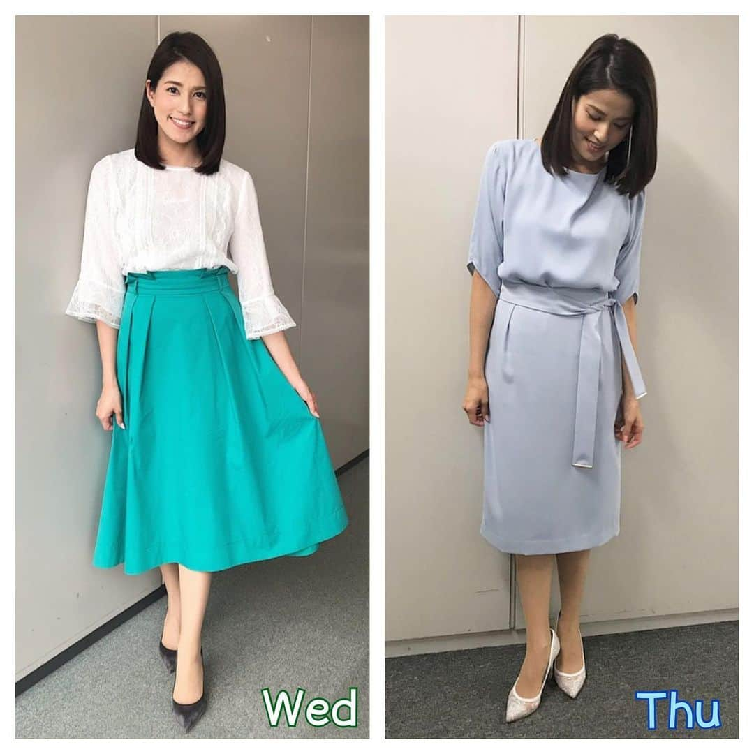 永島優美さんのインスタグラム写真 - (永島優美Instagram)「* 👗Weekly Coordinate（5/12-）👠 * 今夜のジャンクSPORTS2時間スペシャル 楽しんでいただけましたか☺️？ * 先週金曜日は体調不良でお休みをいただきました💦 メッセージ下さった方々ありがとうございました😢 お陰様でもうすっかり元気です！ もっと体調管理に気をつけます。 * 皆さんもどうか無理せず、お気をつけて。 明日からまた宜しくお願いします😊☀️ - - - - - - - - - - - - - - - - - - - - - - - 👗#weeklyコーデ （Mon＆Tue ▶︎ Wed＆Thu ▶︎ Fri＆Sun） #coordinate #めざましテレビ #ジャンクスポーツ」5月19日 21時13分 - yuumi_nagashima