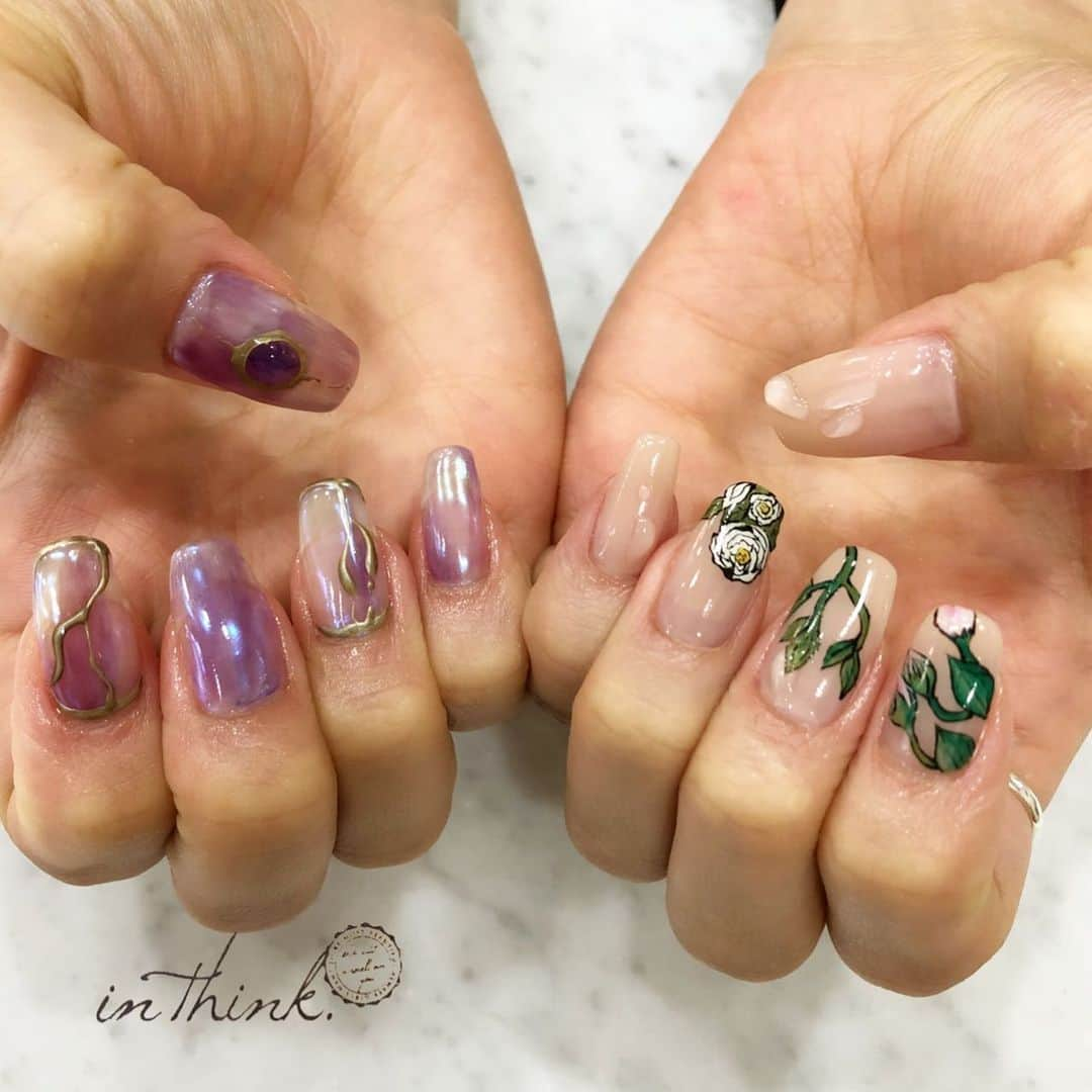 inthinkさんのインスタグラム写真 - (inthinkInstagram)「#inthinknail #SSinthink #inthink . . 担当sakI @saa_xxx 【ネイル定額コース】 90min  9800円 120min 10800円 150min 13500円 =footnailはプラス1000円= . 【キャンペーンネイル】 デザイン４種類 8900円 #inthinkcampaign4 . 【オフなし1時間ネイル】 クリアベースのニュアンスアートを #1hネイル ※オフ無し、補強や長さ出しの無い方のみ。 ネット予約の際、7700円コース選択必須です . 【まつげエクステ】 初回 120本仕上げ 6800円 リペア 100/1本 . HPから詳細ご確認ください。 . 📞03-6418-5091 💻Net 予約はHP.IGトップページから . =次回予約済みの方はポイント2倍中=」5月19日 21時18分 - inthink