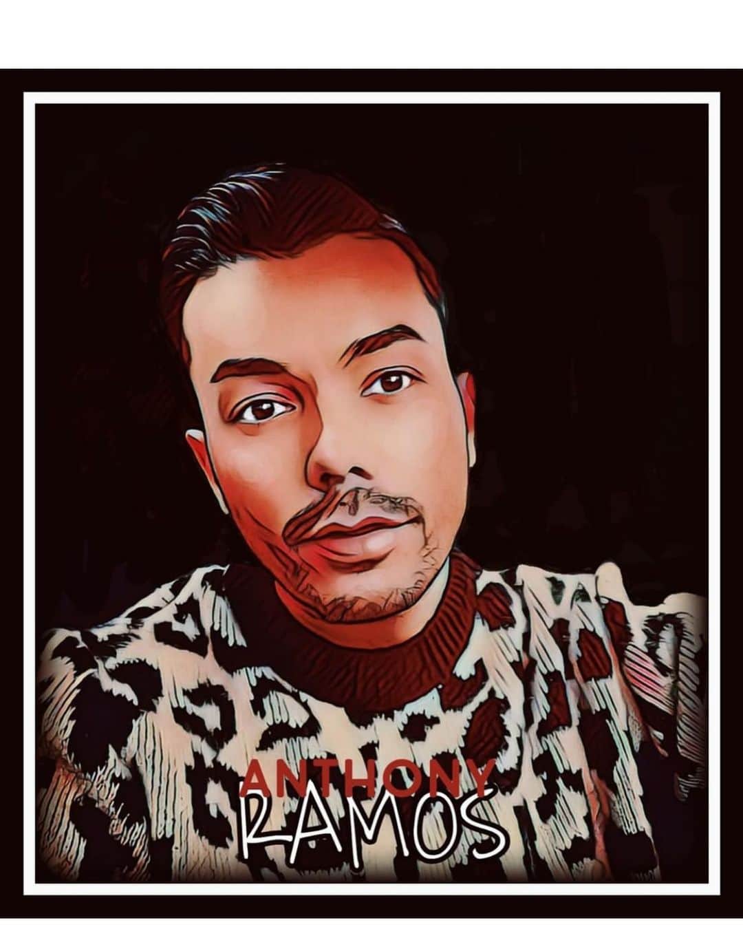 アンソニー・ラモスのインスタグラム：「Thank you @pamela.trank for this cool illustration 🎨」