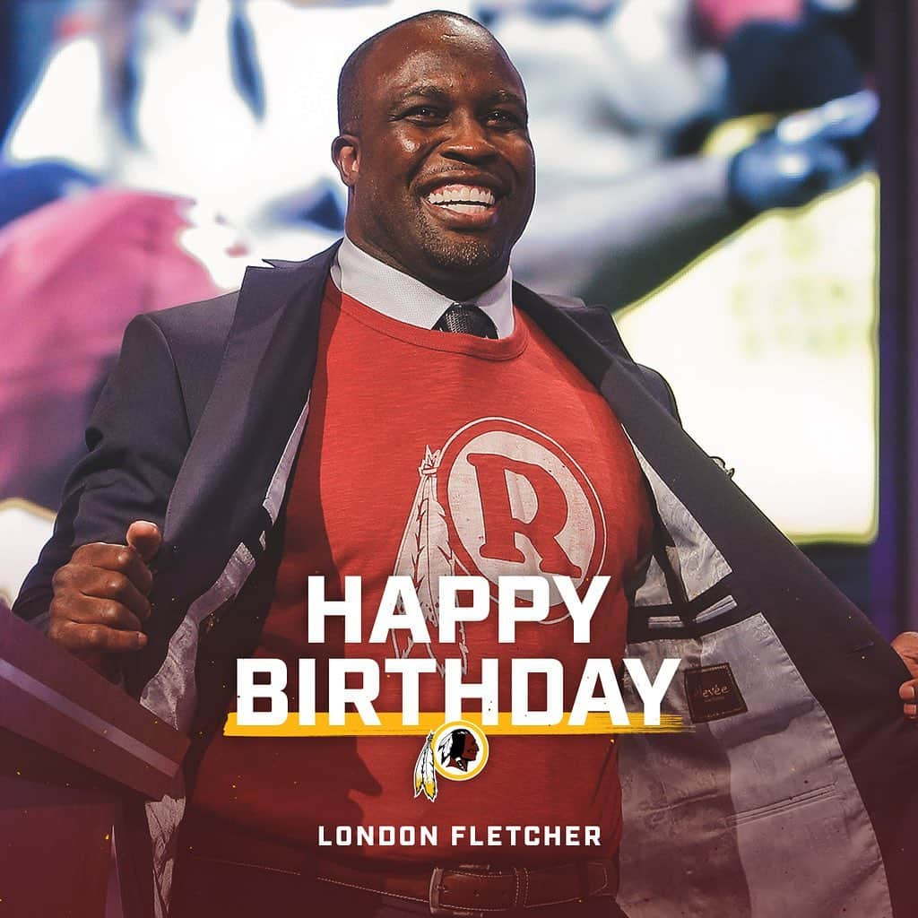 ワシントン・レッドスキンズさんのインスタグラム写真 - (ワシントン・レッドスキンズInstagram)「Double tap to wish #Redskins legend @lfletcher59 a happy birthday! #HTTR」5月19日 23時23分 - commanders