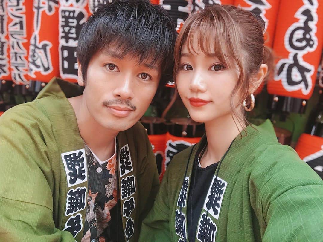 のインスタグラム：「今年は土曜日だけ 三社祭に参加しました💓 * おちびちゃんがこんなにお祭りを楽しんでくれるようになるとは😍お囃子も進んでやってくれそうだなっ🤣💓 * #三社祭#三社祭2019#Tokyo#asakusa #お囃子」