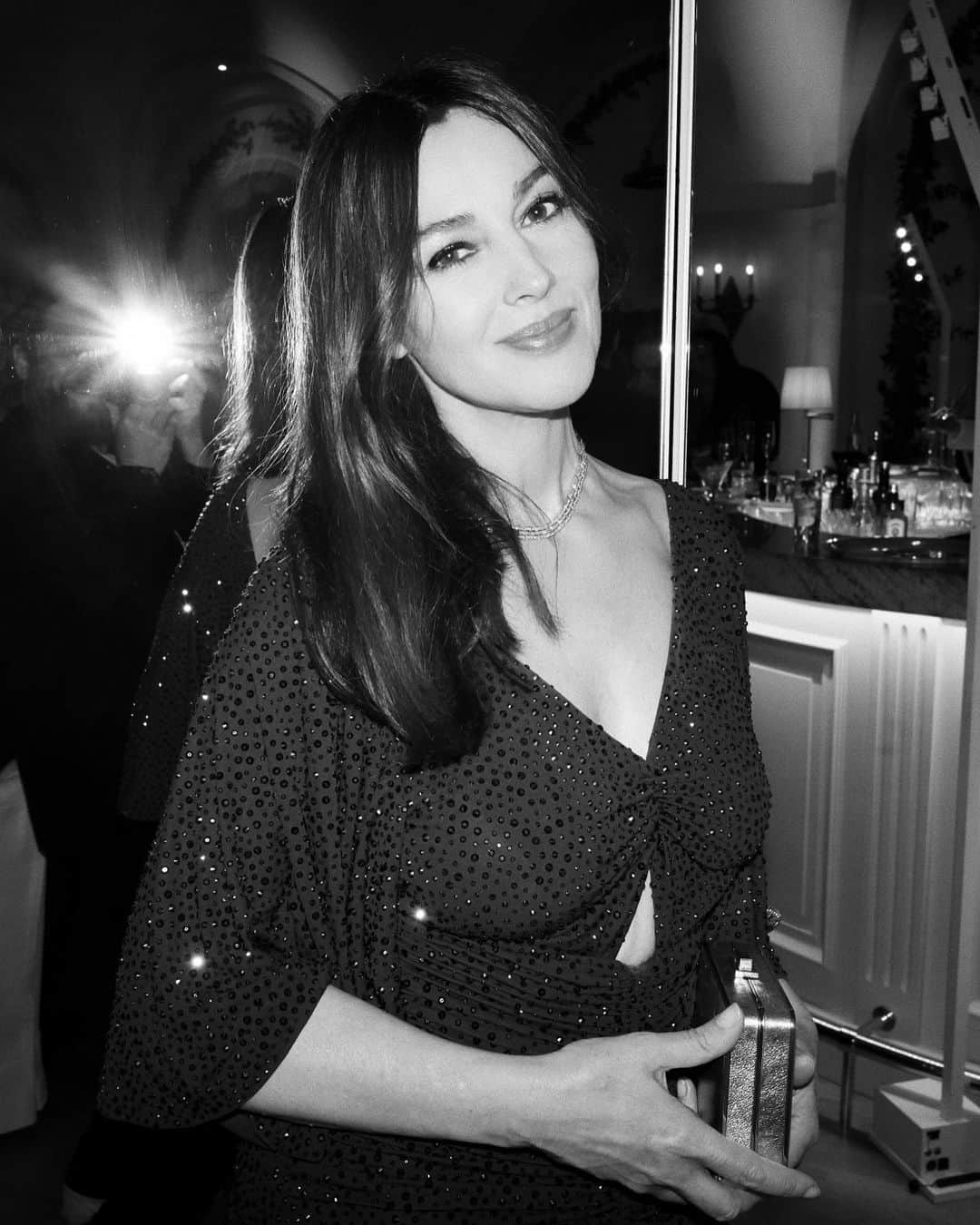 マイケルコースさんのインスタグラム写真 - (マイケルコースInstagram)「Leading lady @monicabellucciofficiel in #MichaelKorsCollection at the #FilmmakersDinner2019 in #Cannes. 📸: @gregwilliamsphotography」5月20日 1時15分 - michaelkors