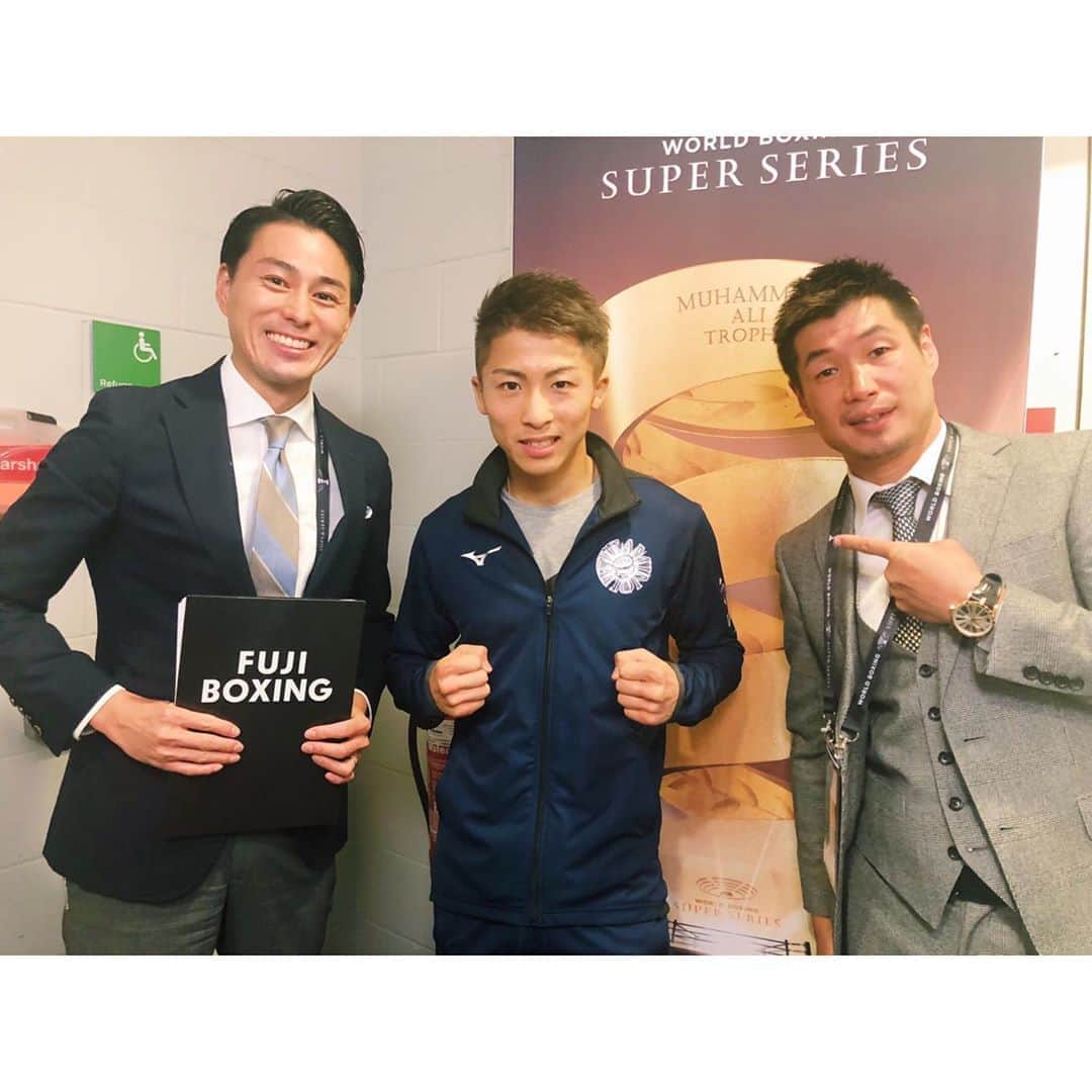 木村拓也さんのインスタグラム写真 - (木村拓也Instagram)「WBSS（ワールドボクシングスーパーシリーズ）井上尚弥選手2R TKO勝利でした！スコットランド🏴󠁧󠁢󠁳󠁣󠁴󠁿グラスゴーにて衝撃的な瞬間を見ることができて、仕事はもちろんですが、1ボクシングファンとして興奮しました！#ボクシング #井上尚弥 #長谷川穂積 #WBSS #ワールドボクシングスーパーシリーズ #スコットランド #グラスゴー」5月20日 1時57分 - takuya.kimura0801