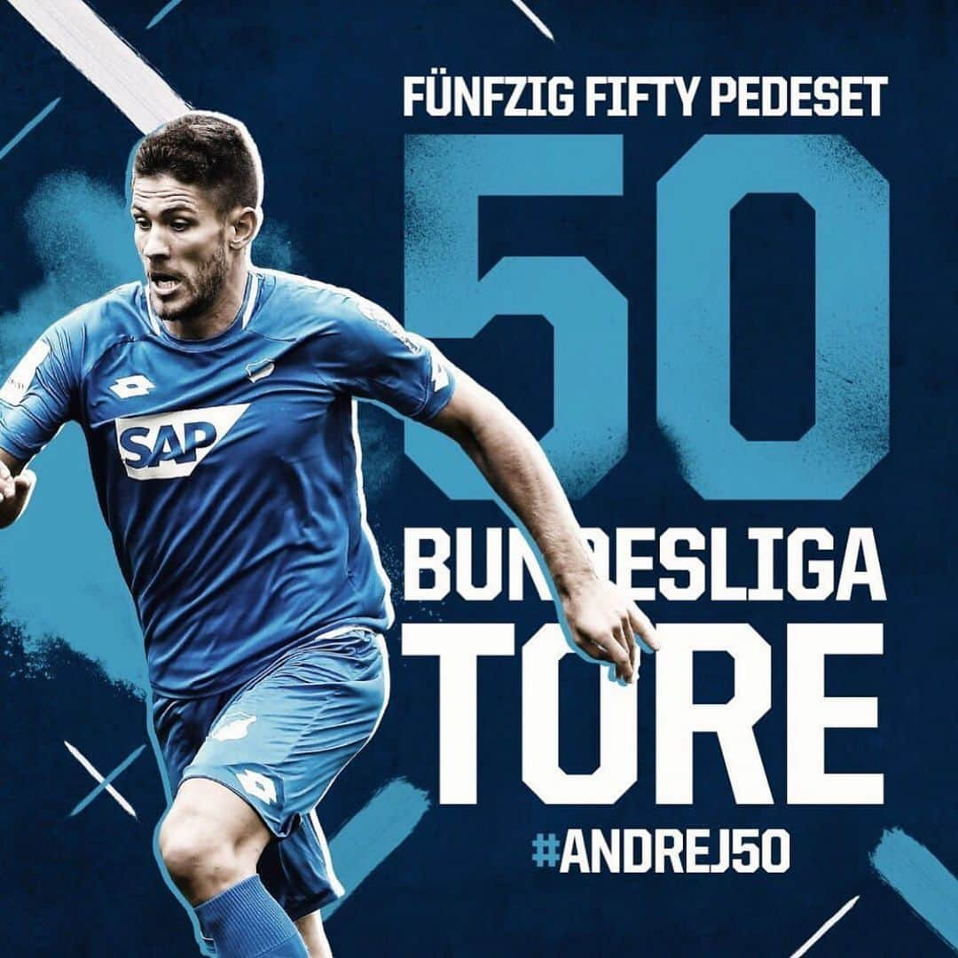 アンドレイ・クラマリッチさんのインスタグラム写真 - (アンドレイ・クラマリッチInstagram)「5️⃣0️⃣ @bundesliga_en goals ⚽️🙏🏻」5月20日 2時00分 - andrejkramaric