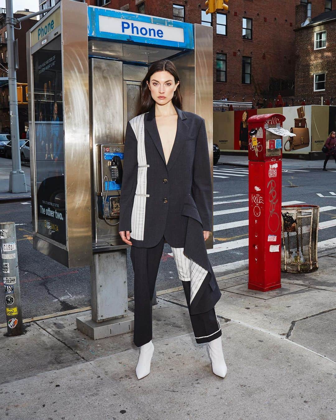 Saks Fifth Avenueさんのインスタグラム写真 - (Saks Fifth AvenueInstagram)「#SaksIRL: @jacquelynjablonski seen on the streets of SoHo in a new take on the power suit by @monsemaison. The model and cofounder of @autismtomorrow chatted with us about using social media for fashion and beyond: “It’s a great way to exchange stories and ask questions. It’s also an ideal forum to connect adults with autism all over the world.” Pictured: @jacquelynjablonski Look: @monsemaison Photographer: @braydyolson Makeup: @makeupmark Hair: @CharlesMcHair」5月20日 2時29分 - saks