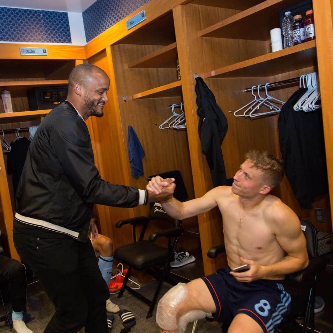 ニューヨーク・シティFCさんのインスタグラム写真 - (ニューヨーク・シティFCInstagram)「Congratulations to @vincentkompany on an incredible career at @mancity 👏」5月20日 2時35分 - nycfc