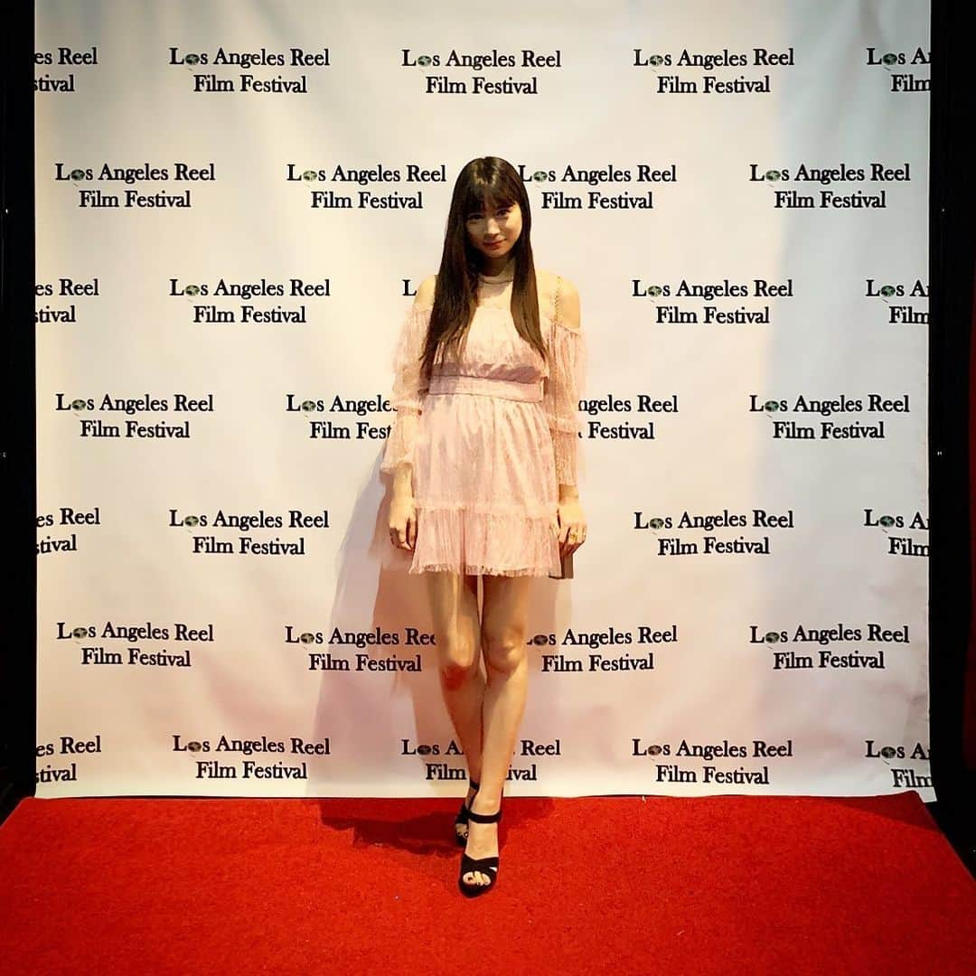 高瀬友規奈さんのインスタグラム写真 - (高瀬友規奈Instagram)「Attending Los Angeles Reel Film Festival for our film ‘THE VICTIM’🎞 ・ ・ ・ #filmfestival」5月20日 13時49分 - yukina_731