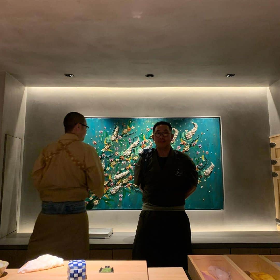 リー・ウネ・ヨンさんのインスタグラム写真 - (リー・ウネ・ヨンInstagram)「#이혜영 #tokyo #아름답고맛난스시와🍣  #나의그림들과 “I love @udatsu.sushi “ #udatsusushi」5月20日 13時10分 - leehaeyoung1730