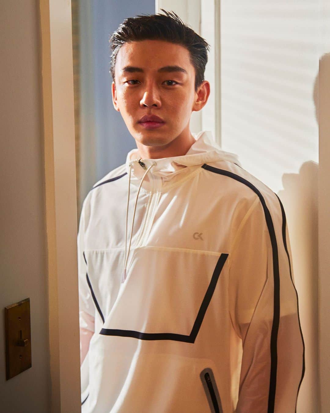 のインスタグラム：「“[Truth is] something to work on for one’s entire life. But truth is a mystery of life that will never be solved, yet it seems that is the reason our lives exist.” — #YooAhIn ⠀⠀⠀⠀⠀⠀⠀⠀⠀⠀⠀⠀⠀⠀⠀⠀⠀⠀⠀⠀⠀⠀⠀⠀⠀⠀⠀ Shot by @mario_sorrenti ⠀⠀⠀⠀⠀⠀⠀⠀⠀⠀⠀⠀⠀⠀⠀⠀⠀⠀⠀⠀⠀⠀⠀⠀⠀⠀⠀ #MYTRUTH #MYCALVINS ⠀⠀⠀⠀⠀⠀⠀⠀⠀⠀⠀⠀⠀⠀⠀⠀⠀⠀⠀⠀⠀⠀⠀⠀⠀⠀⠀ Shop @hongsick’s look at calvinklein.com/mycalvins: Anorak (EU and Asia)」