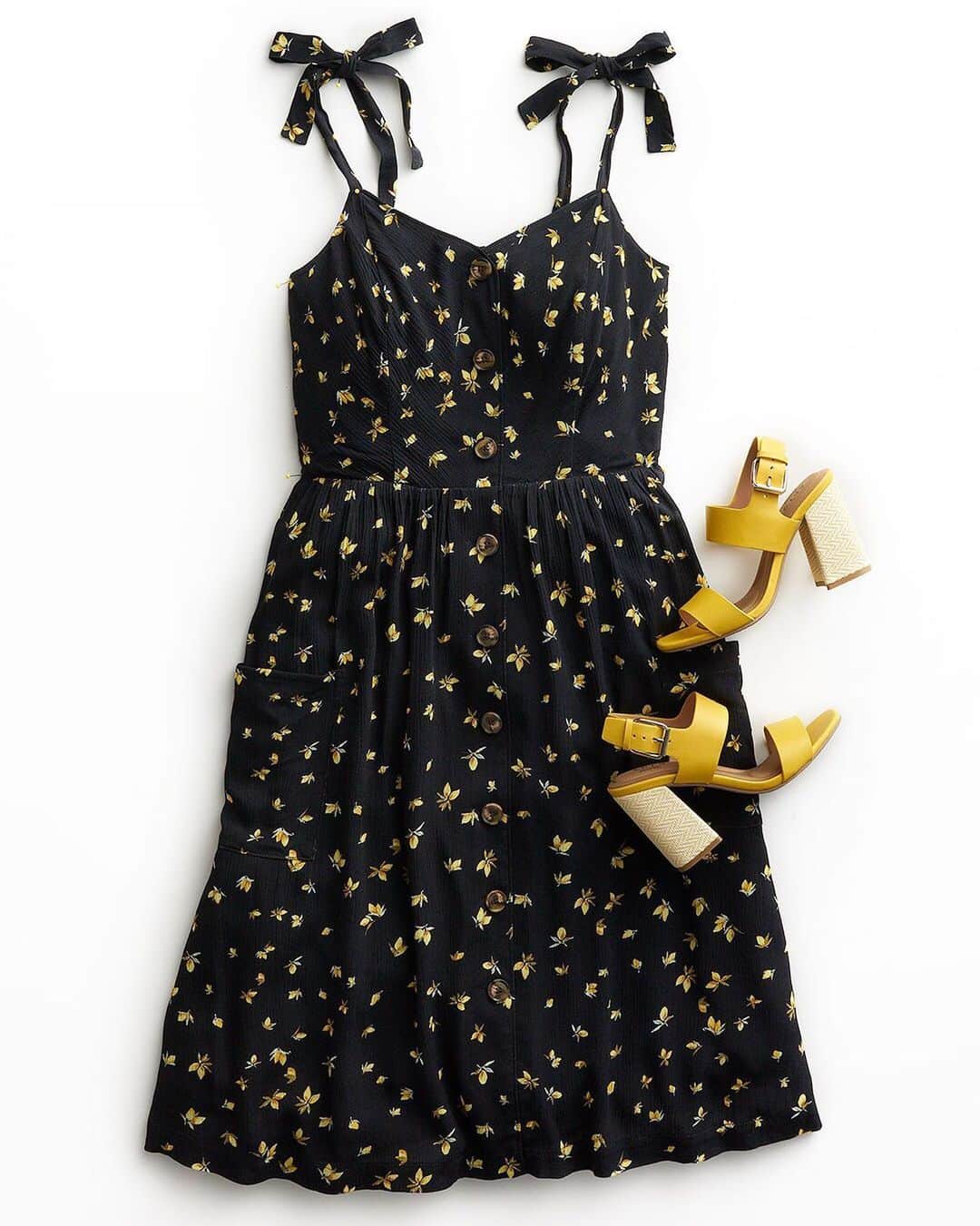 ロック&リパブリックのインスタグラム：「The LBD got a twist of 🍋 for summer. Tap to shop the @lclaurenconrad #ootd at The Outfit Bar at #Kohls. #lclaurenconrad」