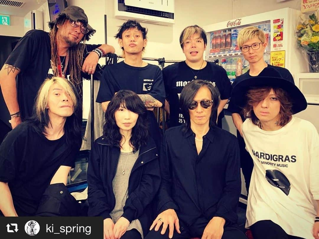 BORISさんのインスタグラム写真 - (BORISInstagram)「清春さん素晴らしいライブありがとうございました！wata  #repost @ki_spring 赤羽三日目、良かったと思った  ありがとー  MORRIEさんとBORISのお二人が来て頂けました  ありがとうございました  #清春  #赤羽reny_alpha」5月20日 6時16分 - borisdronevil