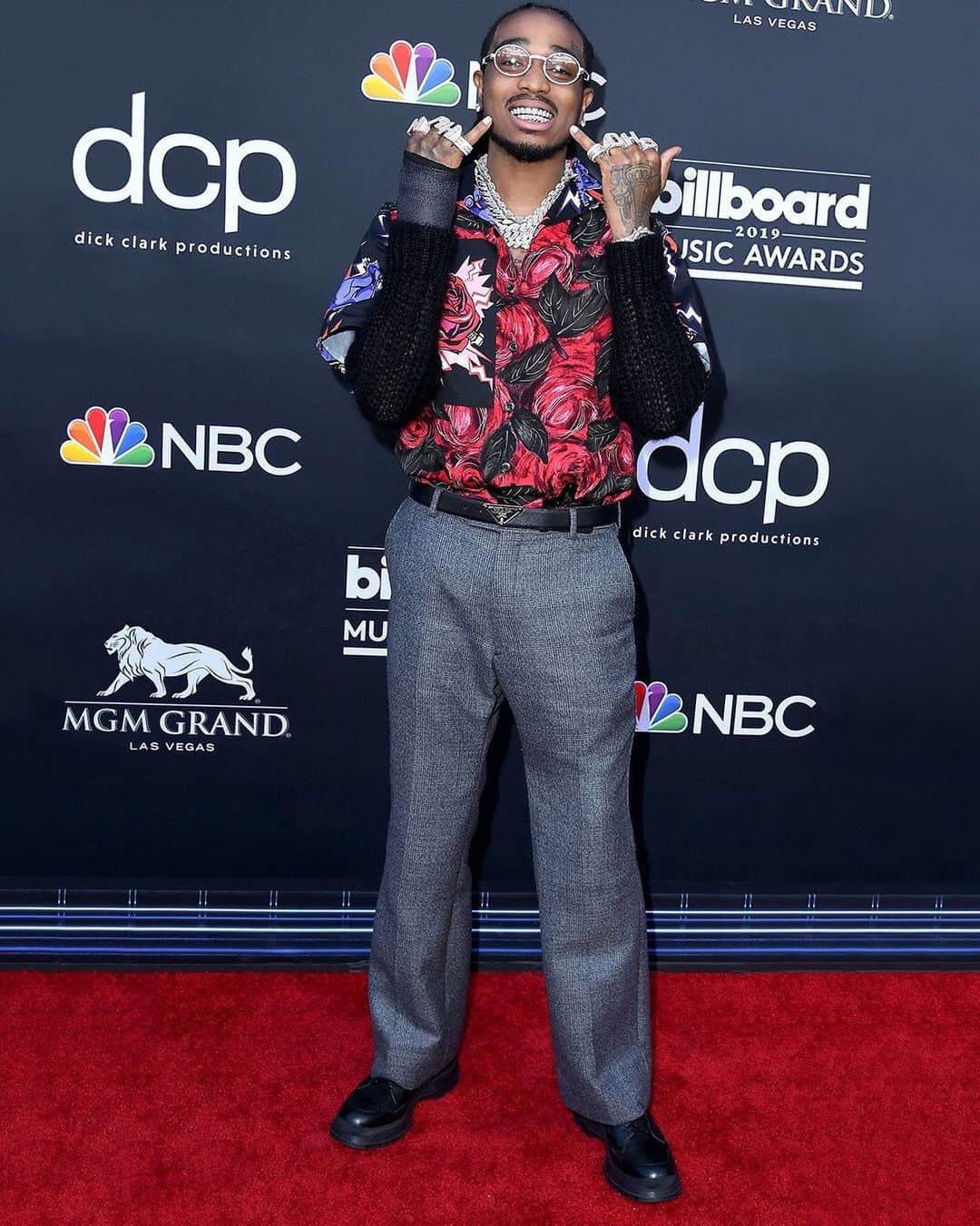 プラダさんのインスタグラム写真 - (プラダInstagram)「@quavohuncho wore #PradaFW19 collection while attending ‘Billboard Music Award 2019’ in Las Vegas. #PradaPeople」5月20日 7時33分 - prada