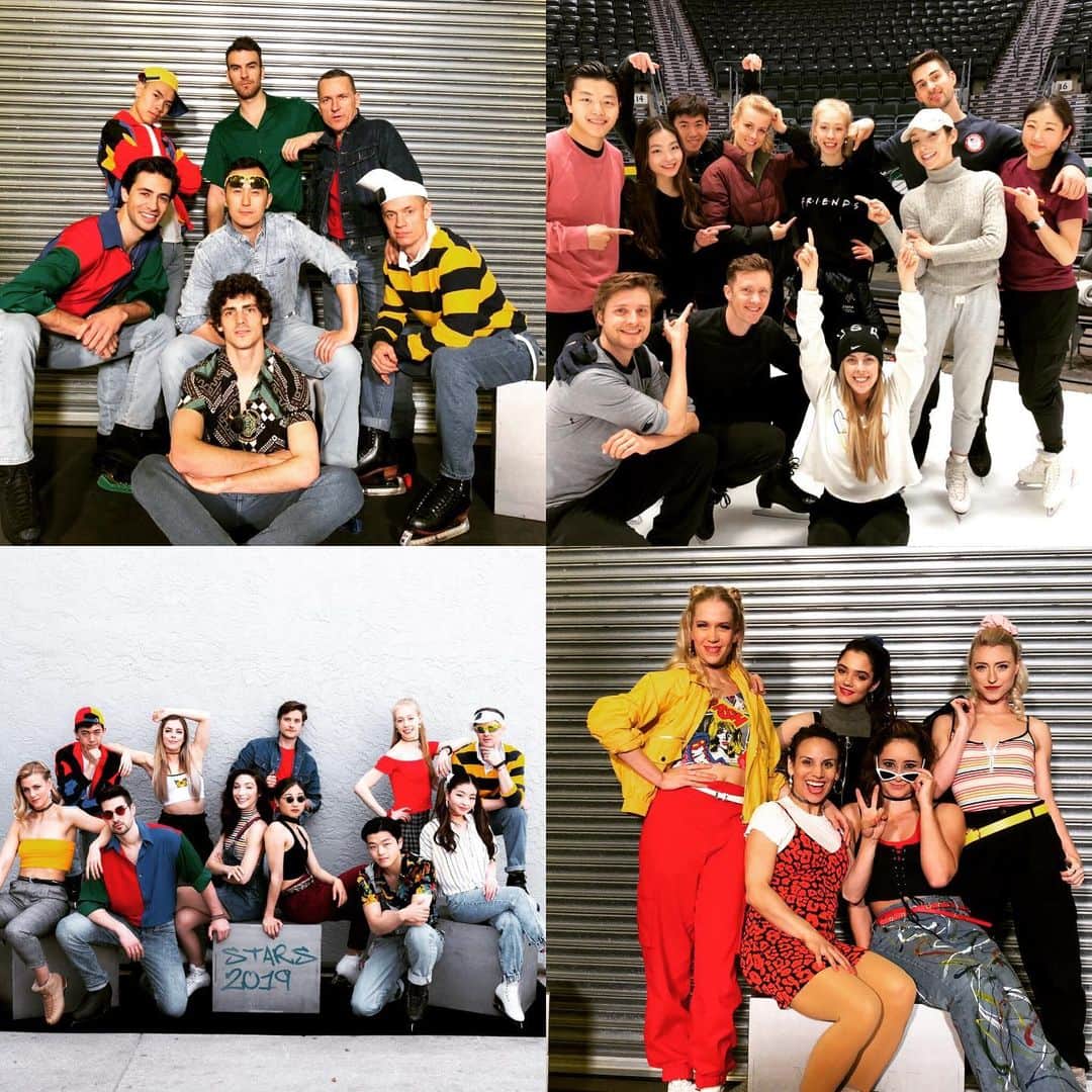 ジェフリー・バトルのインスタグラム：「What a blast and honour it has been working with these supremely gifted humans on @starsonice.  A million thank yous for bringing 110% during rehearsals, and in every single show.  An extra special thank you to the amazing crew and creative team that make this entire tour possible.  It’s an understatement and IG cliche but I definitely feel #Blessed @zachtdonohue @bradietennell」