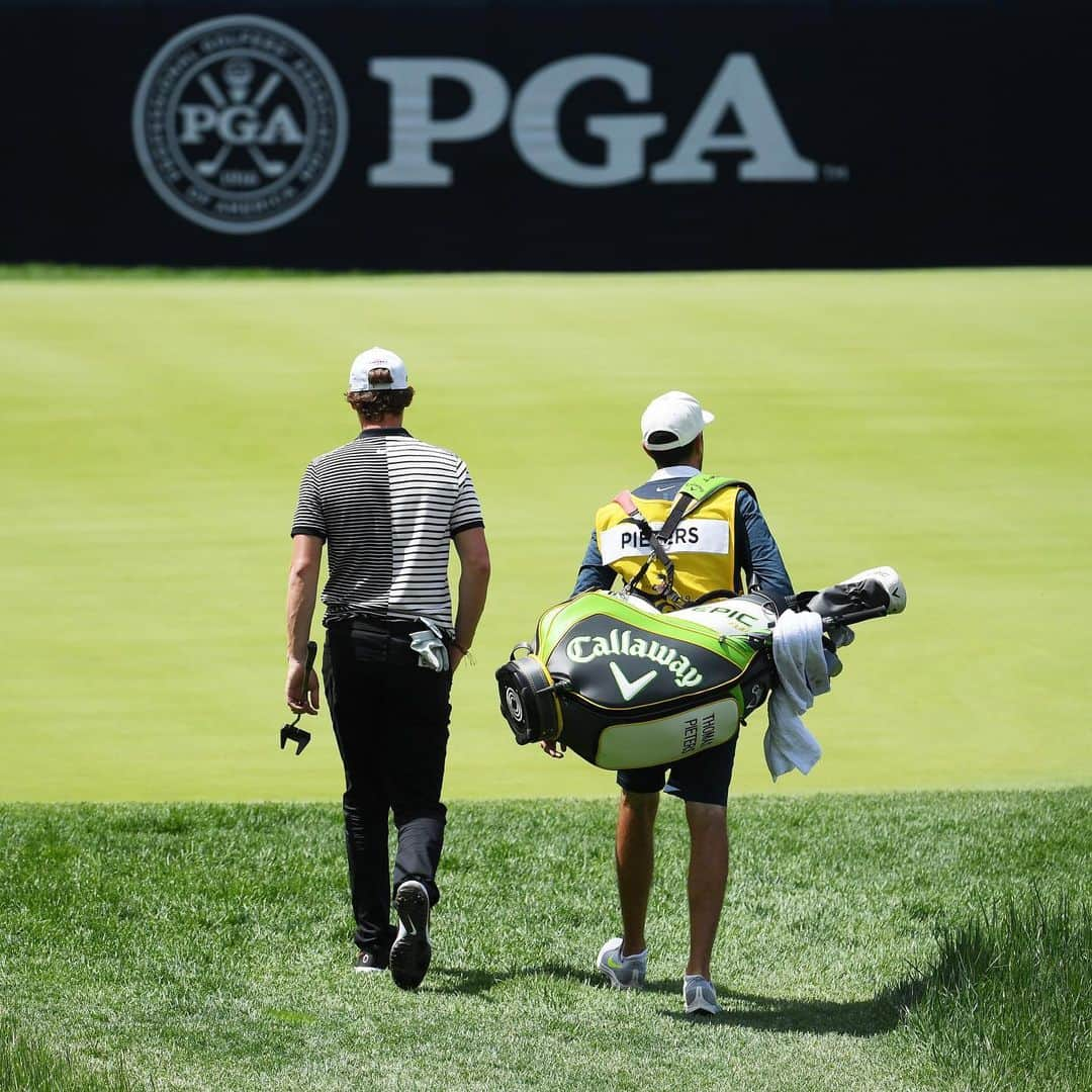 トーマス・ピーターズのインスタグラム：「What a course, what a battle. Tested all of my patience and I think I did ok after being +6 Thursday morning at 7am. Onwards to Denmark next week and  then almost @belgianknockout time.」