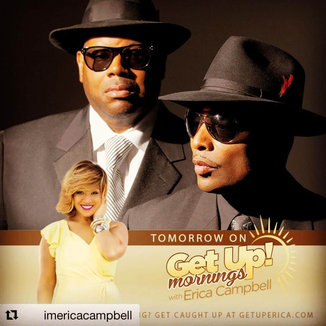 ジミー・ジャムのインスタグラム：「#Repost @imericacampbell with @get_repost ・・・ Legendary producers #JimmyJam and #TerryLewis will be on @GetUpErica tomorrow at 8:10am EST!!」