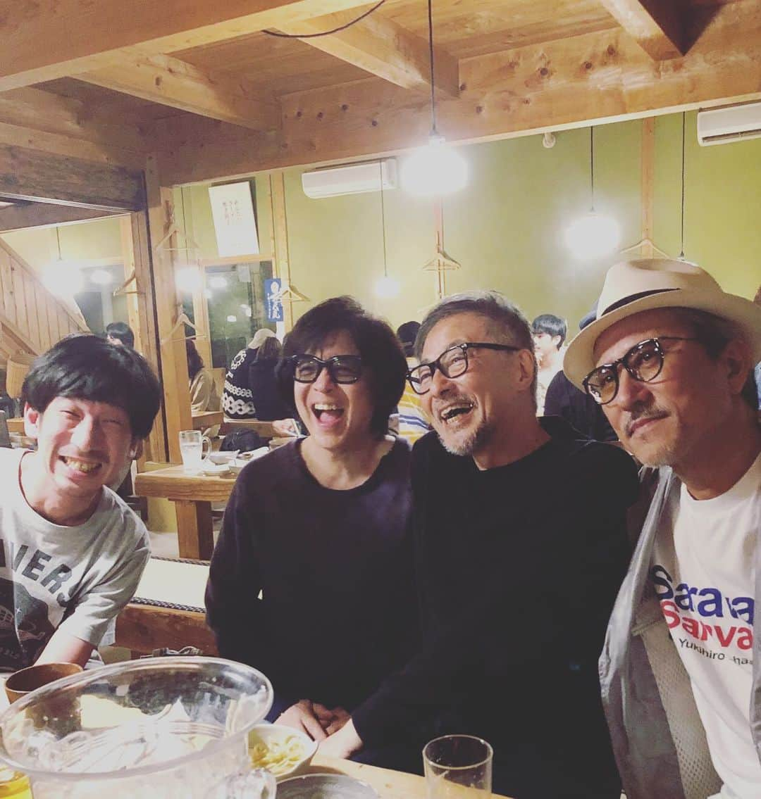 高橋幸宏さんのインスタグラム写真 - (高橋幸宏Instagram)「CIRCLE'19 打ち上げ、その他諸々,,, #fukuoka  #circle  #drumers」5月20日 8時56分 - room66_yukihiro