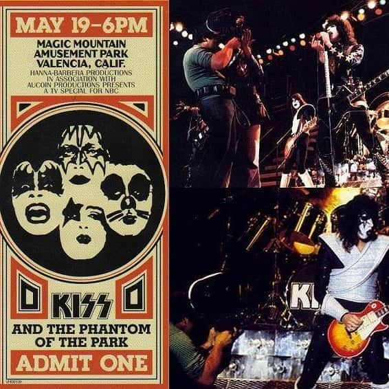 KISSさんのインスタグラム写真 - (KISSInstagram)「#KISSTORY - May 19th, 1978 - #KISS performed a free concert at Magic Mountain Amusement Park in Valencia, California to film the concert scenes for the "KISS Meets the Phantom of the Park" movie.」5月20日 10時10分 - kissonline