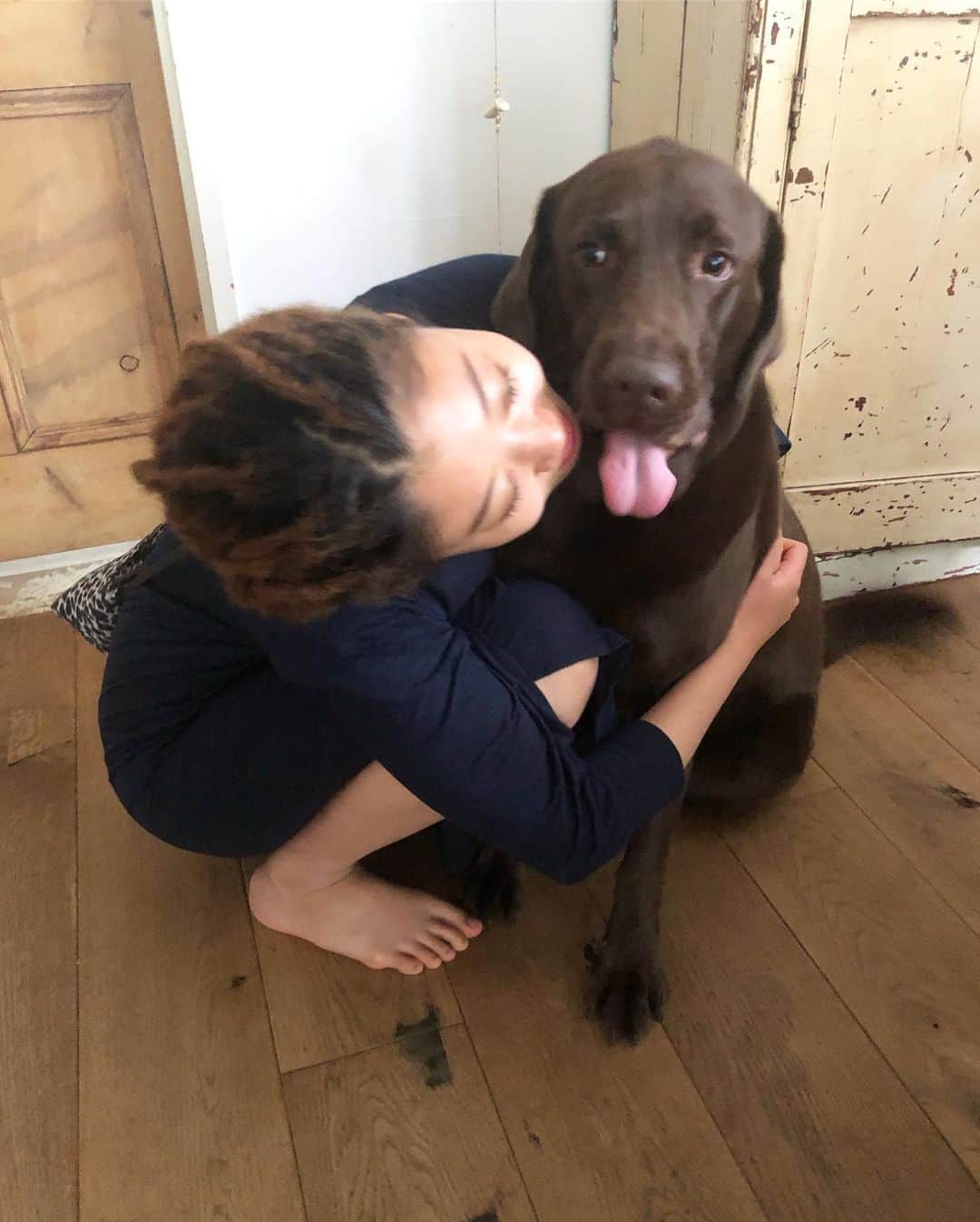 masakiさんのインスタグラム写真 - (masakiInstagram)「Mon.20 May.2019 ぼぼちゃんのことが大好きすぎるねーちゃん 朝からしつこすぎて、顔パクされるw ウェーだって」5月20日 10時15分 - mogurapicassowols