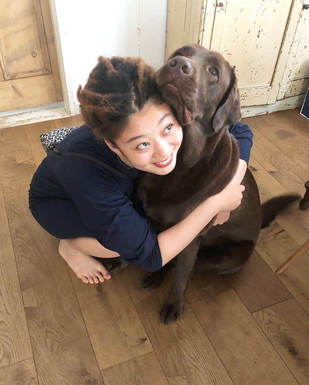 masakiさんのインスタグラム写真 - (masakiInstagram)「Mon.20 May.2019 ぼぼちゃんのことが大好きすぎるねーちゃん 朝からしつこすぎて、顔パクされるw ウェーだって」5月20日 10時15分 - mogurapicassowols