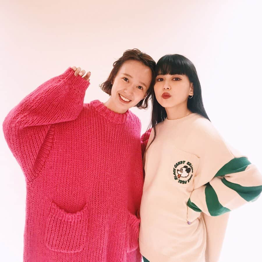 板橋よしえさんのインスタグラム写真 - (板橋よしえInstagram)「秋物お洋服の撮影始まりました☺️❤️ @shibasaaki & @yurippa93  #candystripper #candystripper_magazine」5月20日 10時51分 - candy_yoshie