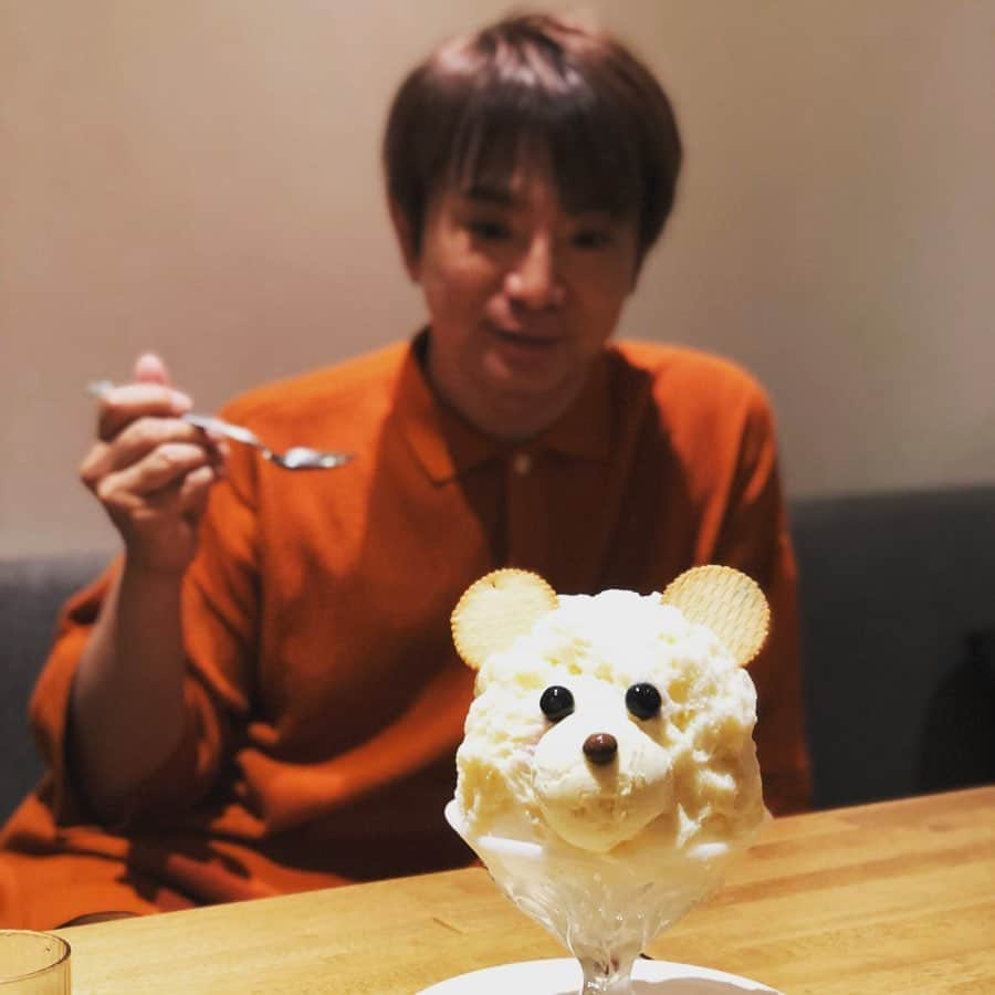 濱口優さんのインスタグラム写真 - (濱口優Instagram)「#鹿児島 #むじゃき #シロクマアイス #ホワイトベアー」5月20日 21時38分 - hamaguchi_masaru