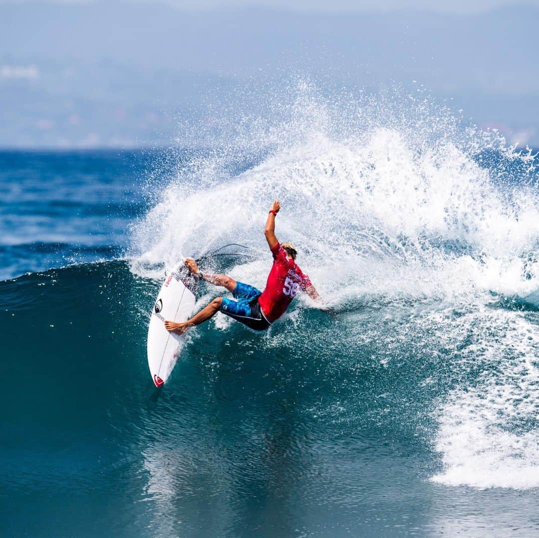 五十嵐カノアさんのインスタグラム写真 - (五十嵐カノアInstagram)「Into finals day. Some big heats today in epic conditions. #triplefromdowntown 👌🏽 @badboyryry_」5月20日 22時22分 - kanoaigarashi