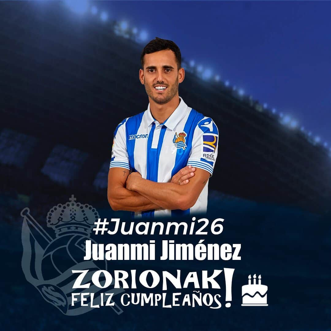 レアル・ソシエダさんのインスタグラム写真 - (レアル・ソシエダInstagram)「Zorionak @juanmi9395! 🎉🎉🎉 . #HappyBirthday #RealSociedad #Football #AurreraReala」5月20日 22時26分 - realsociedad