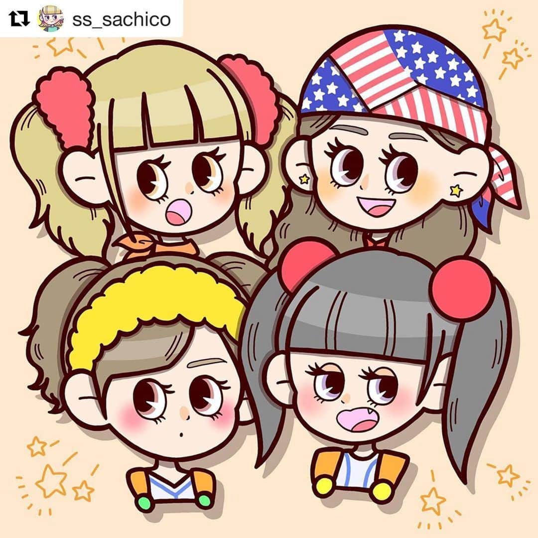 矢口真里さんのインスタグラム写真 - (矢口真里Instagram)「とっても可愛いイラスト😁✨ ありがとうございます😍✨ ・ ・ ・ #Repost @ss_sachico with @get_repost ・・・ 🌼🐰🌼🐰🌼 . M I N I M O N I 。 . . バラエティから歌番組から映画まで ミニモニ関連は本当に死ぬほど見尽くしたし、 今でもよく聴きながら通勤してる☺️！ 皆様はどの曲がお好きなのか知りたい✌︎💭 . . #illustration#doodle#illustagram#portrait#minimoni#helloproject#idol#japaneseidol#instagram#instagood#kawaii#イラスト#らくがき#似顔絵#ミニモニ#ハロプロ#ハロープロジェクト#辻希美#加護亜依#矢口真里#ミカ#アイドル#モーニング娘」5月20日 14時48分 - mariyaguchi_official