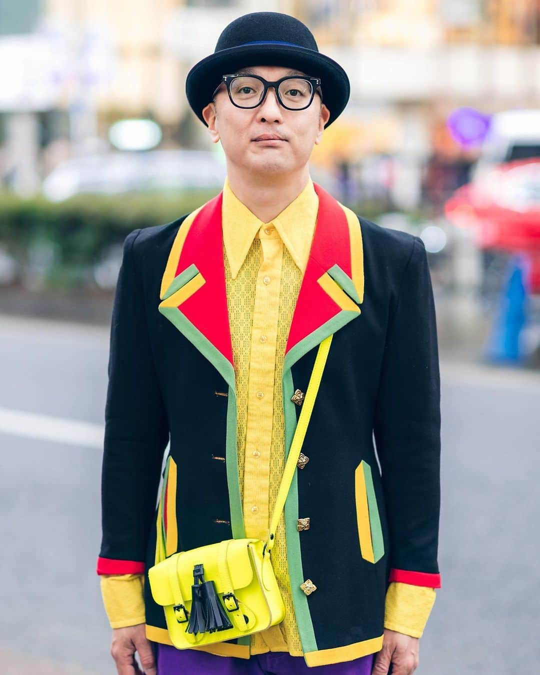 Harajuku Japanさんのインスタグラム写真 - (Harajuku JapanInstagram)「Married Japanese couple Masao (@masaunti) and Takako (@takahira1027) - well known personalities in the Tokyo street fashion scene - on the street in Harajuku wearing colorblock looks with items from Punk Cake Vintage, Cross Colours, Dr. Martens, Kinji Resale, and Sometimes Store.」5月20日 16時01分 - tokyofashion