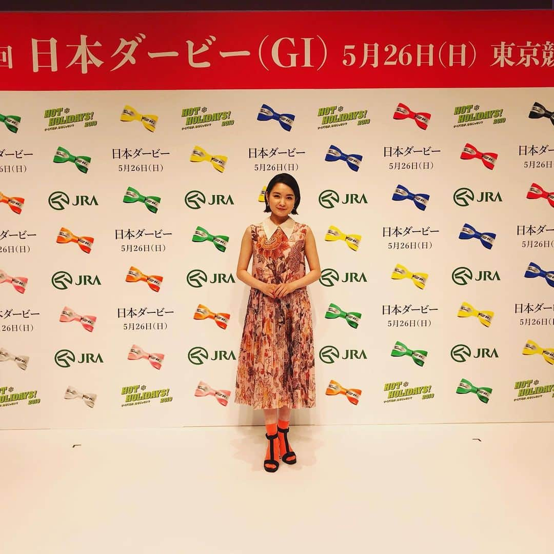 葵わかなさんのインスタグラム写真 - (葵わかなInstagram)「. こんなお洋服でした🌸🌸 #JRA#日本ダービー」5月20日 16時40分 - aoiwakana0630