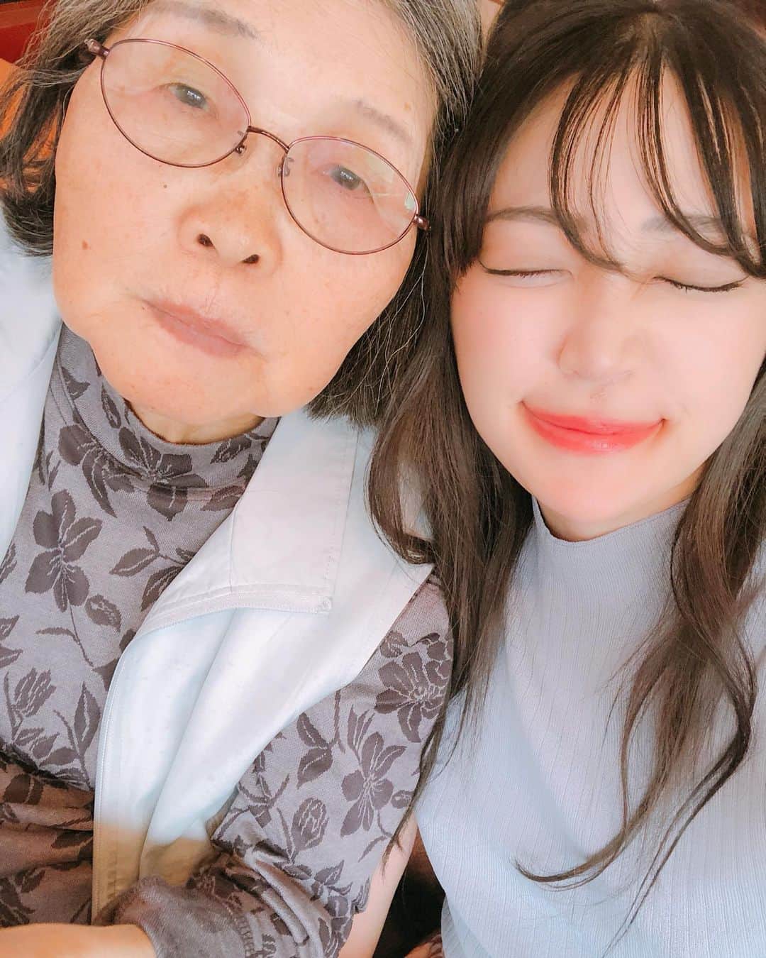 DJ mariennuのインスタグラム：「大好き大好き大大大大大大大大好き❤ My grandma❤️❤️❤️」