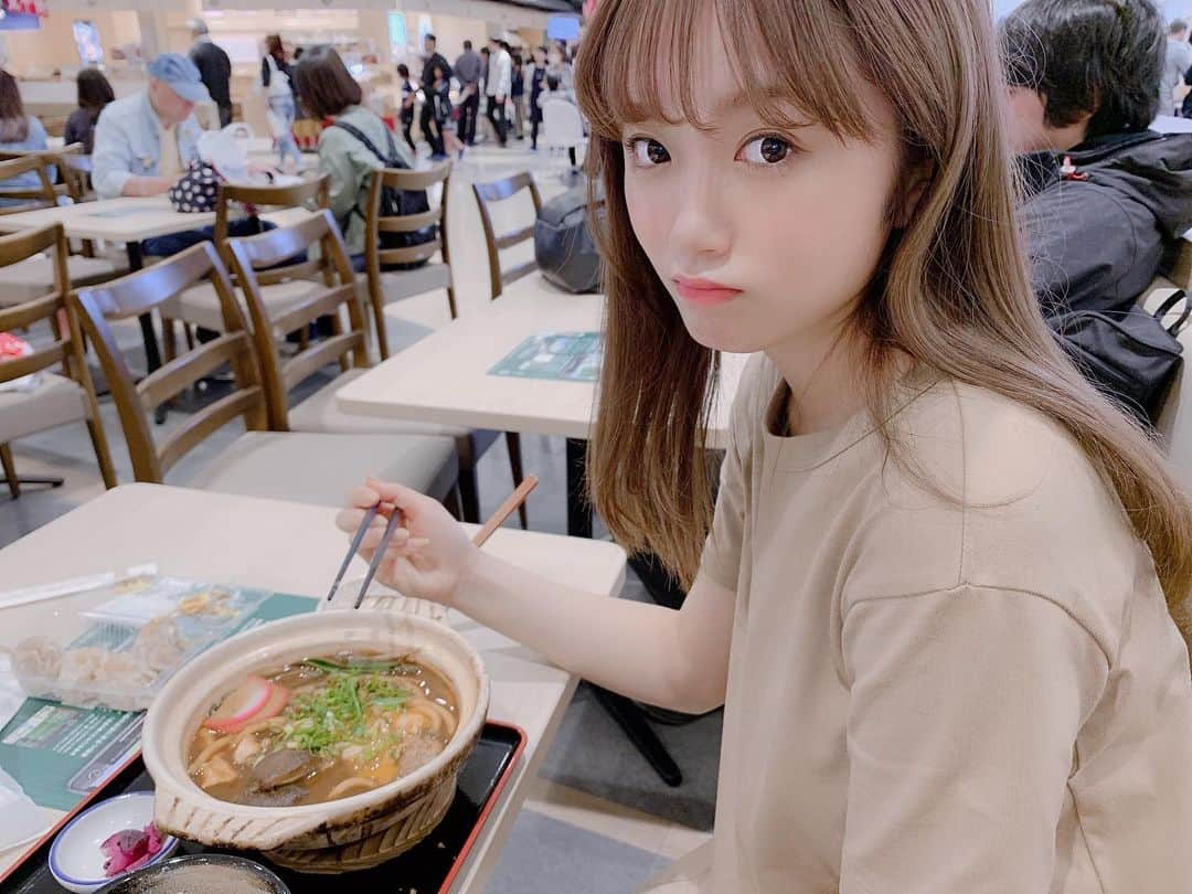 飯野雅さんのインスタグラム写真 - (飯野雅Instagram)「大好きな味噌煮込みうどん❤️ #名古屋」5月20日 18時02分 - biichan_