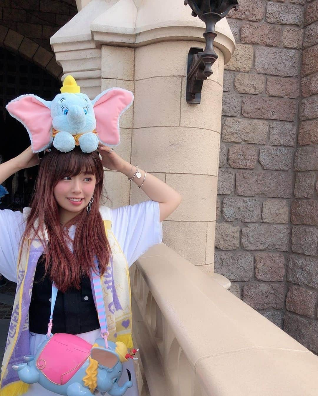 ぬーんさんのインスタグラム写真 - (ぬーんInstagram)「Disneyland🐭🎢 #disneyland #disney #tokyodisneyland #ダンボ #cute #japan #japanese #japanesegirl #love #youtuber #followme #nuuuuun #fashion」5月20日 18時45分 - yukino_snow1211