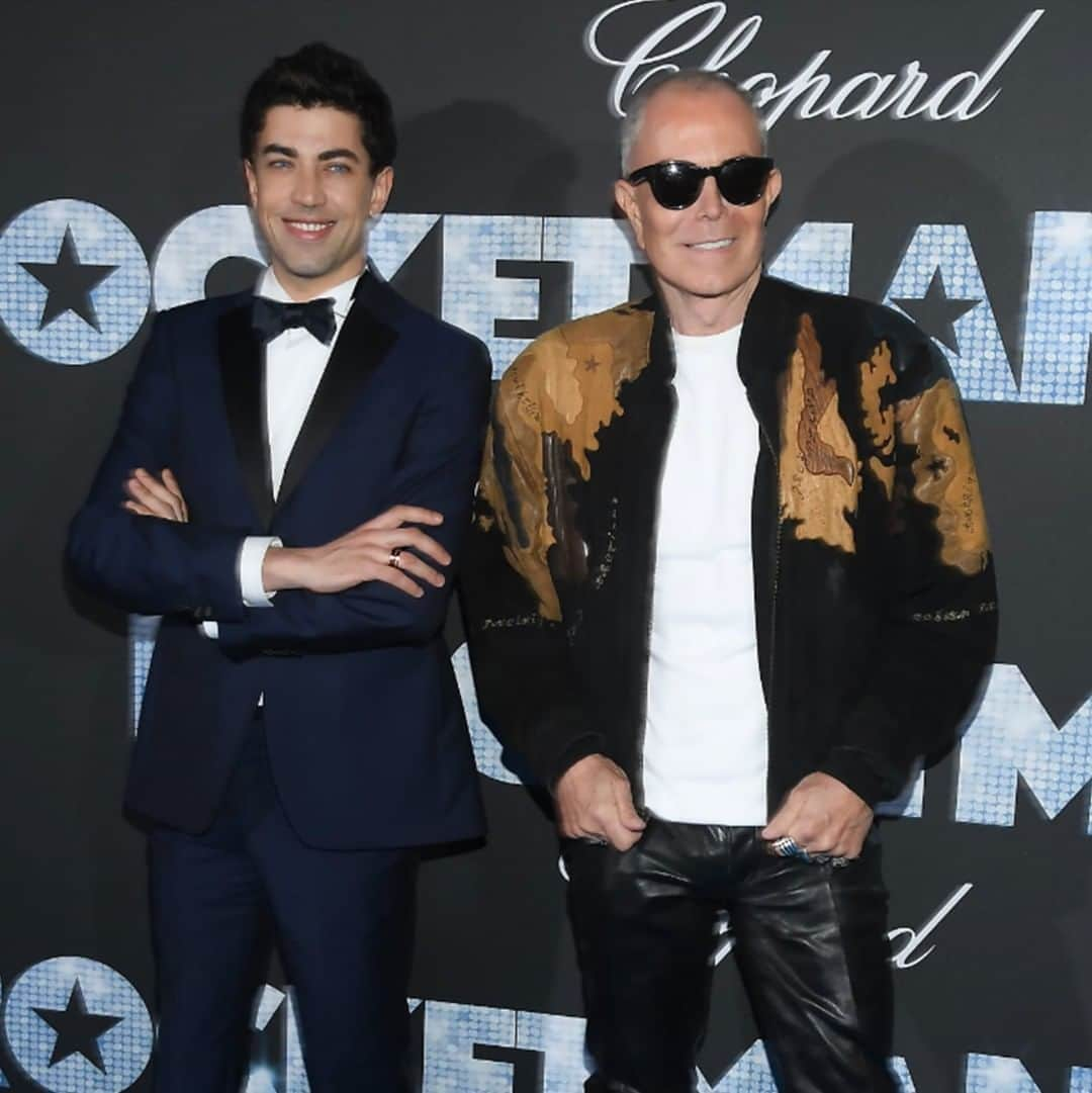 ジトロワさんのインスタグラム写真 - (ジトロワInstagram)「@julienlandais and Jean-Claude Jitrois attending the #eltonjohn  #rocketman afterparty in Cannes at @carltoncannes hosted by @agence.xbc  Jean-Claude jitrois wore the iconic #jitrois ‘Globe’ leather jacket. ⠀⠀⠀⠀⠀⠀⠀⠀⠀ The party took place after the first screening of the #eltonjohn biopic produced by #dexterfletcher starring  #taronegerton #jamiebell #richardmadden and #brycedallashoward at the 72nd edition of the #cannesfilmfestival #cannes2019 ⠀⠀⠀⠀⠀⠀⠀⠀⠀ #xavierbrunetcommunication⠀⠀⠀⠀⠀⠀⠀⠀⠀ ⠀⠀⠀⠀⠀⠀⠀⠀⠀ Photography by #stephanecardinale⠀⠀⠀⠀⠀⠀⠀⠀⠀⠀⠀⠀⠀⠀⠀⠀⠀⠀ Makeup by @lorealmakeup⠀⠀⠀⠀⠀⠀⠀⠀⠀⠀⠀⠀⠀⠀⠀⠀⠀⠀ ⠀⠀⠀⠀⠀⠀⠀⠀⠀⠀⠀⠀⠀⠀⠀⠀⠀⠀ #cannesfilmfestival #cannes2019 #jitrois」5月20日 19時07分 - jitroisparis