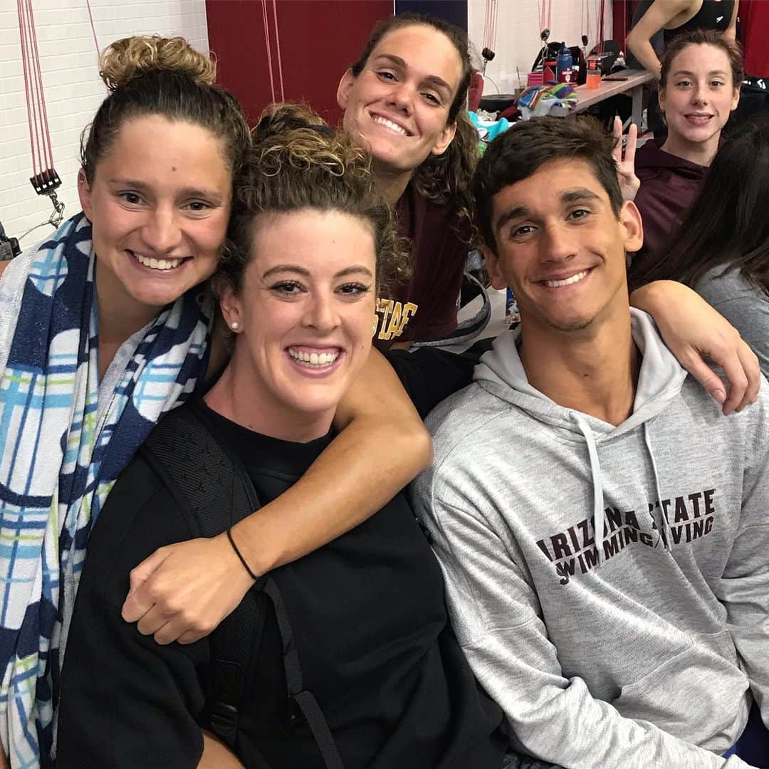 アリソン・シュミットのインスタグラム：「Thank you Bloomington✌️see you soon CO 👋🗻🏊‍♀️」